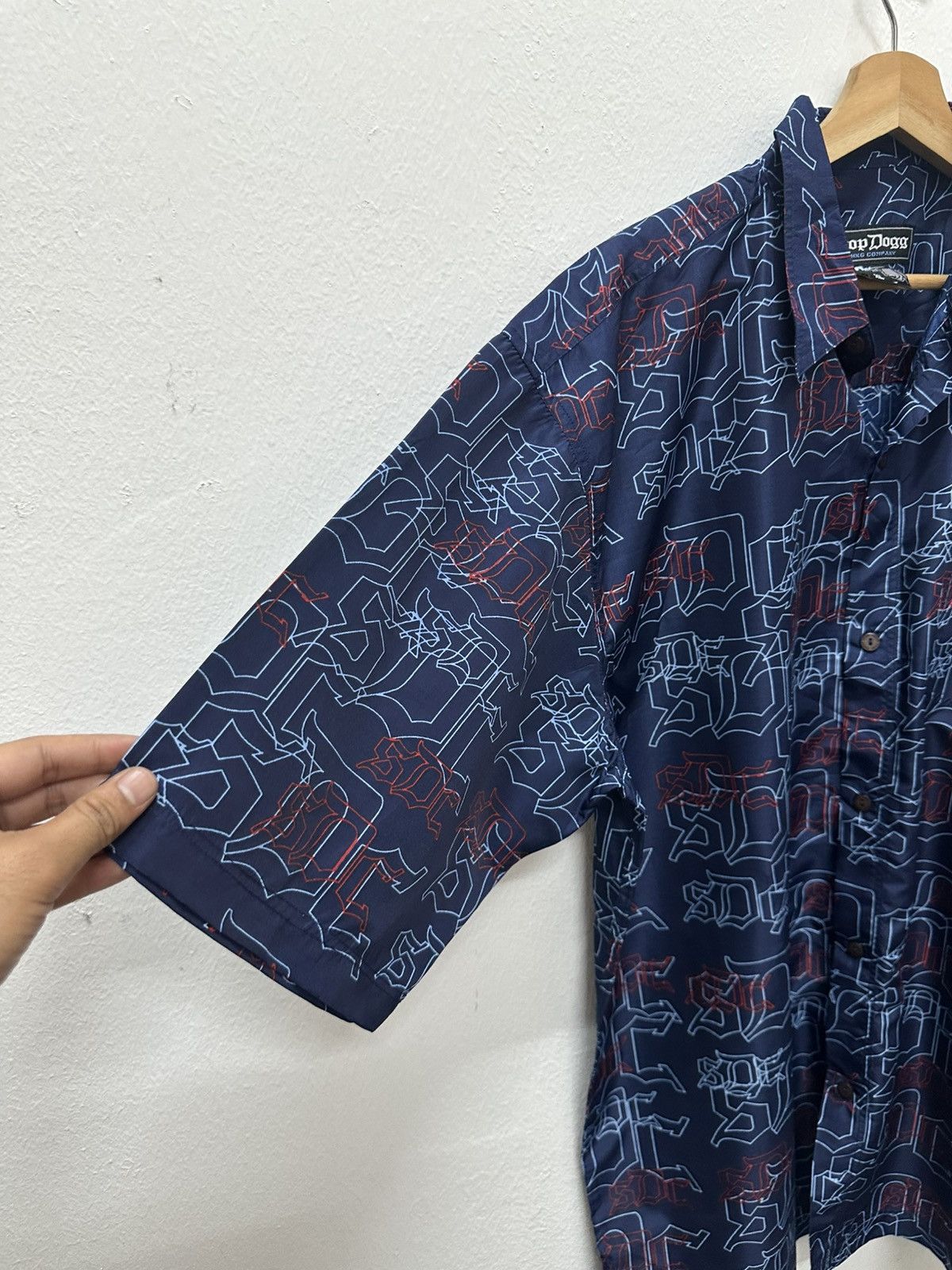 Snoop Dogg Vintage Snoop Dogg Neon OVP Button Up Size US XL / EU 56 / 4 - 8 Thumbnail