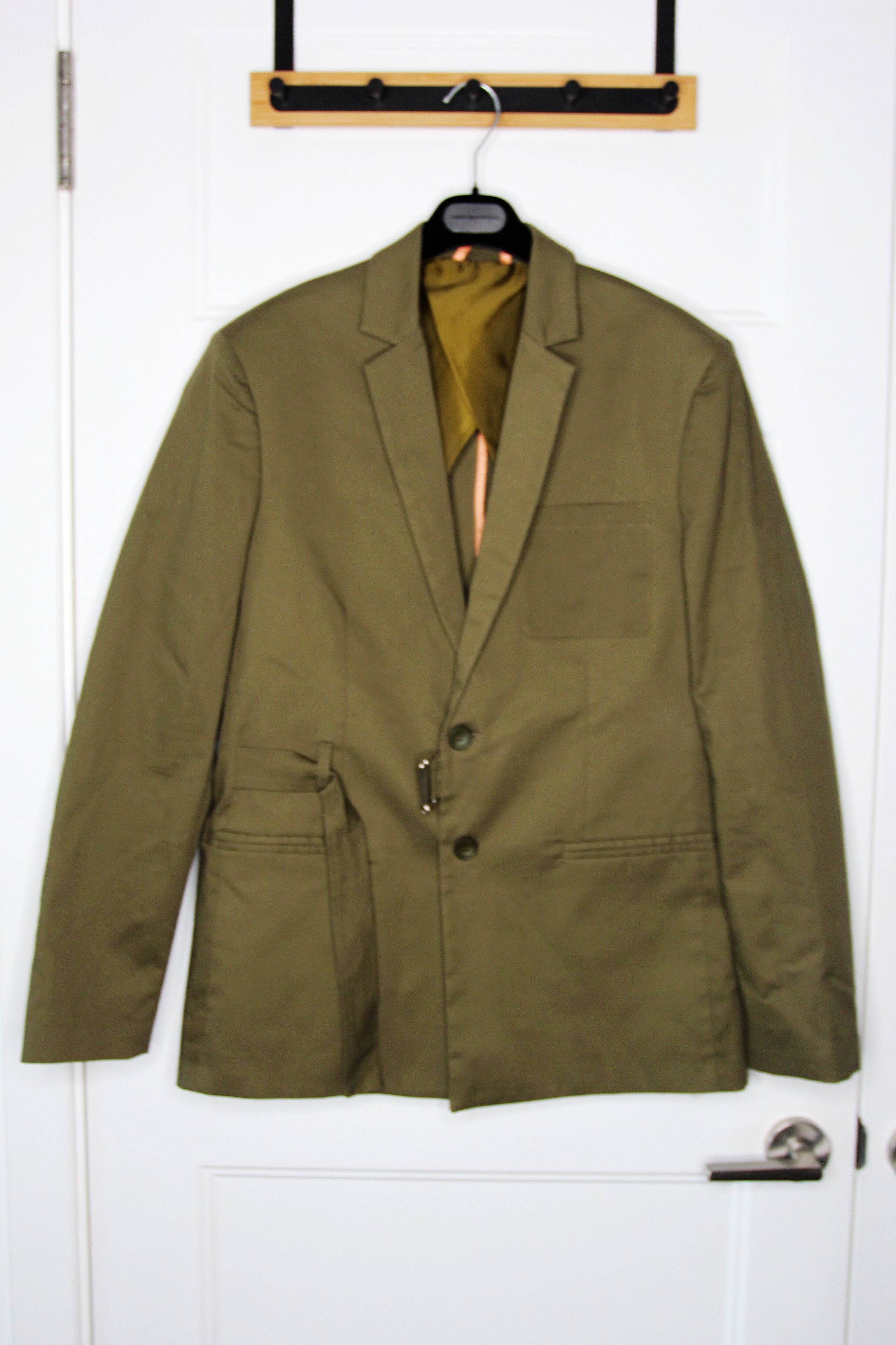 Imperial BNWT SS23 IMPERIAL ASYMMETRIC BELT OLIVE JACKET XL Size US XL / EU 56 / 4 - 2 Thumbnail