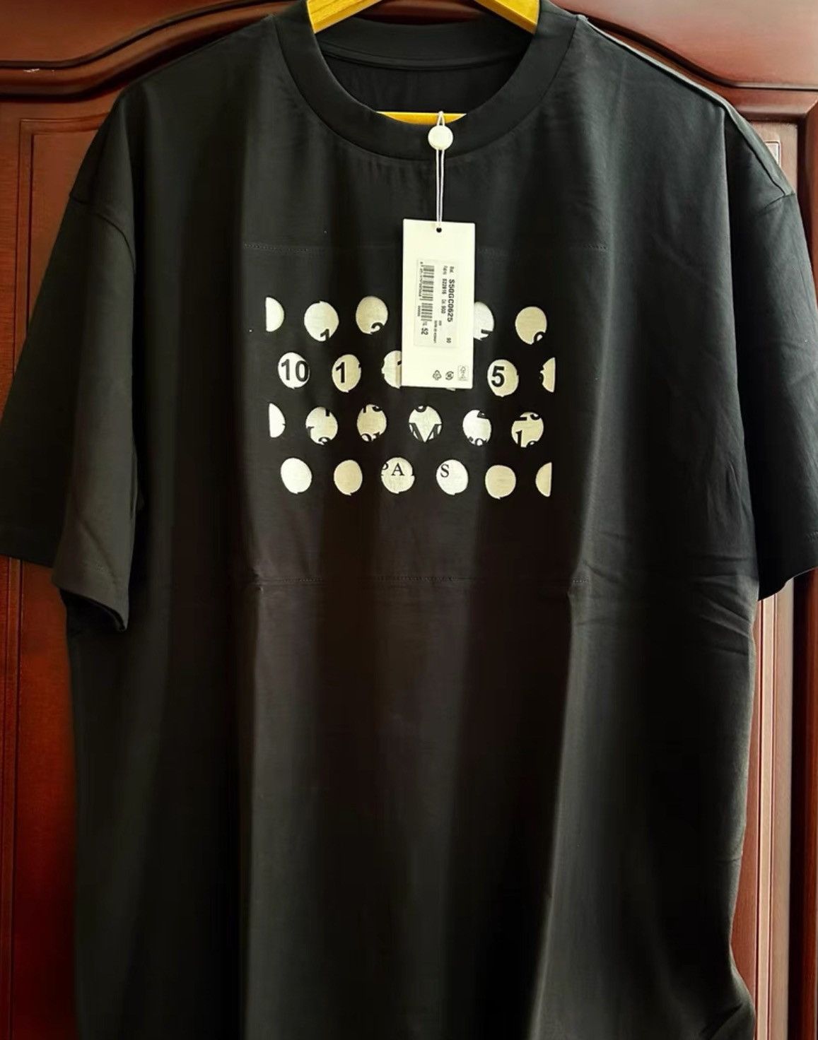 【Maison Margiela】Lettering Logo Short-Sleeve T-Shirt Maison Margiela Logo Letter Print Slim-Fit Short Sleeve T-Sh