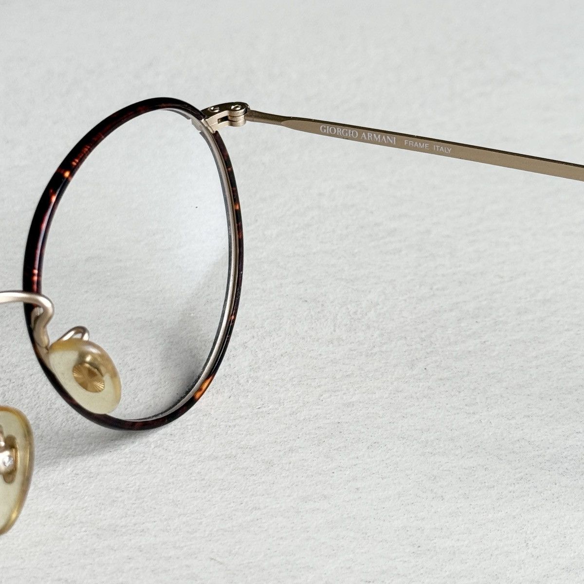 Giorgio Armani Giorgio Armani Vintage Glasses with Clip-on Sunglasses Size ONE SIZE - 6 Thumbnail