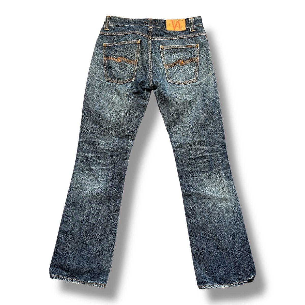 Nudie Jeans DISTRESSED NUDIE JEANS BOOTCUT OLA RIPPED KNEE JAPAN Size US 30 / EU 46 - 4 Thumbnail
