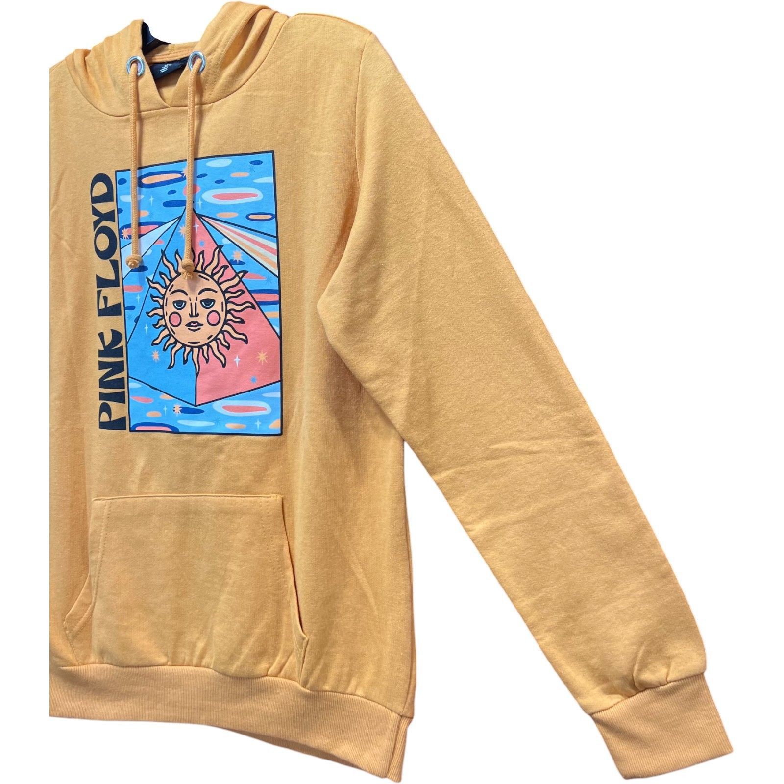 Pink Floyd Pink Floyd - Men's Long Sleeve Hooded Sweatshirt - Yellow - Size US L / EU 52-54 / 3 - 16 Thumbnail