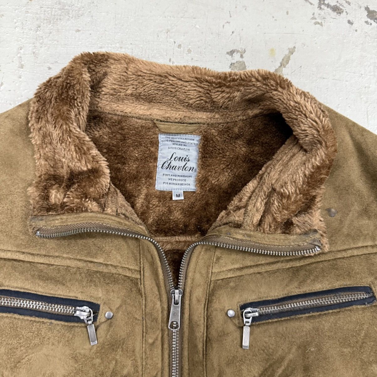 Japanese Brand 🔥Vintage Louis Chavlon Sherpa Sherling Jacket Size US M / EU 48-50 / 2 - 5 Thumbnail