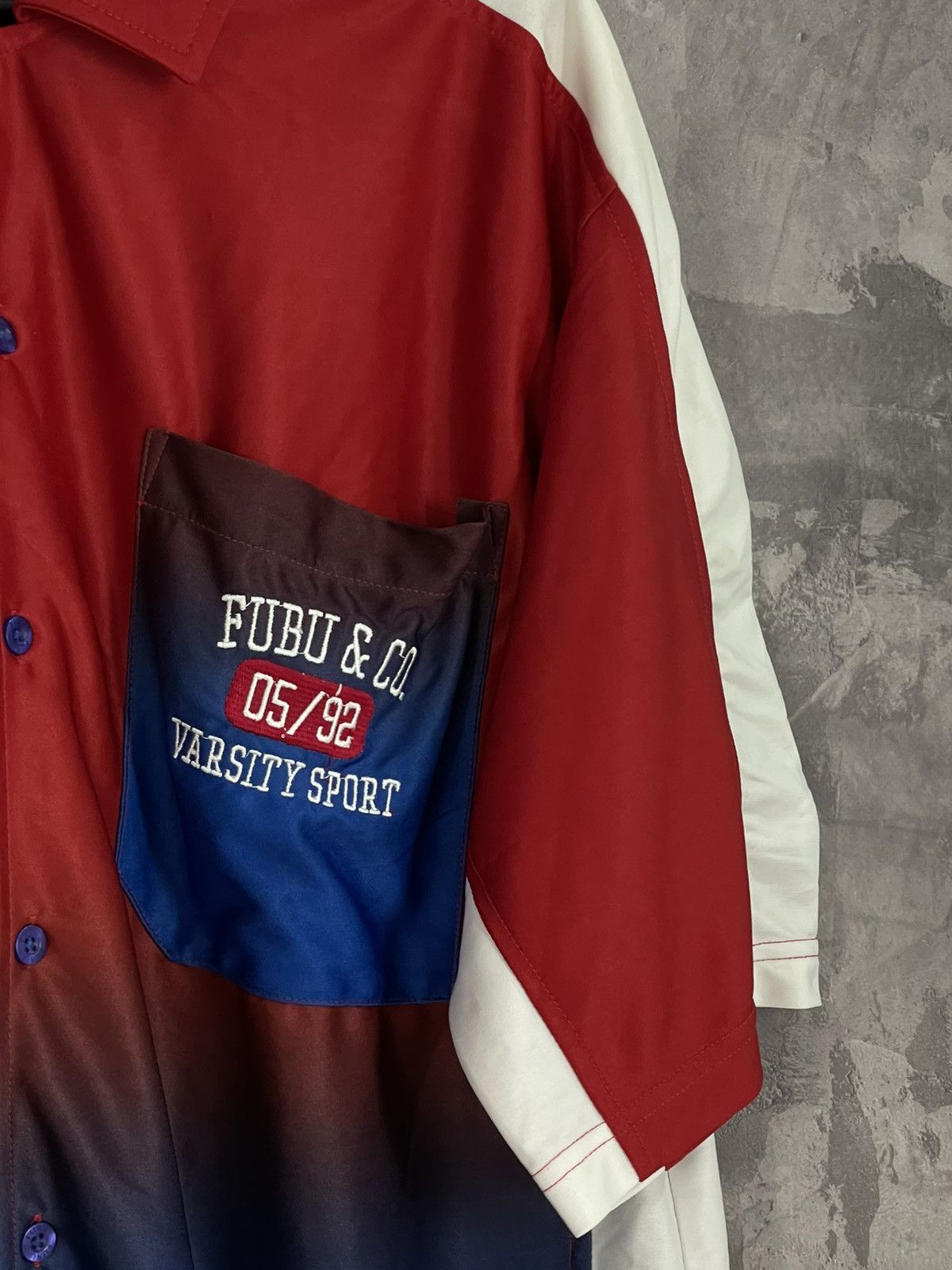 Fubu × Vintage 90s Vintage Fubu Embroidered Pocket Logo Polo Shirt Size US M / EU 48-50 / 2 - 8 Thumbnail