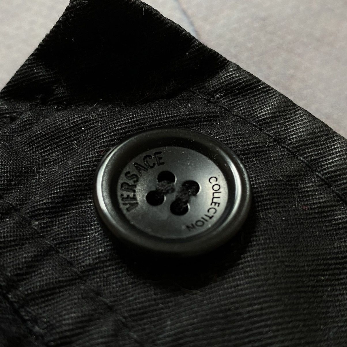 Versace Vintage Versace Collection Reversible Black Bomber Jacket Size US S / EU 44-46 / 1 - 10 Thumbnail