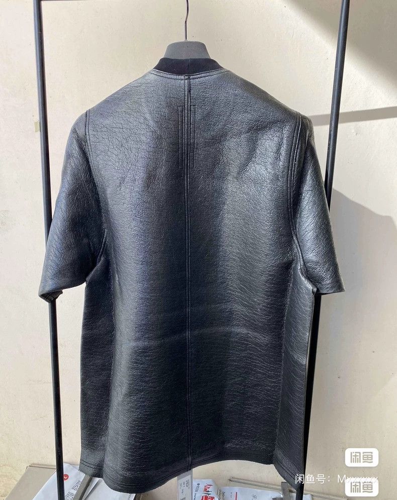 Rick Owens rick owens Short Sleeve Tee in Black Mix Fabric short sleev Size US S / EU 44-46 / 1 - 2 Thumbnail