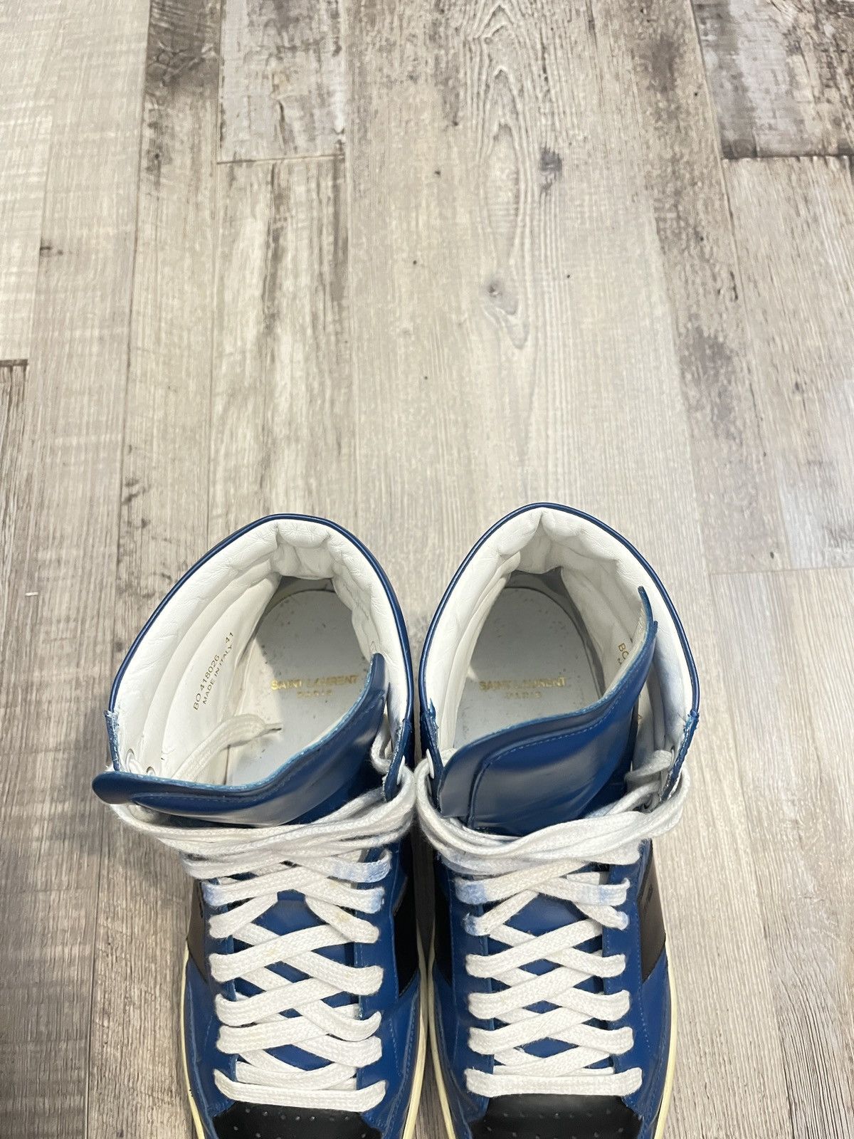 Saint Laurent Paris Saint Laurent Court Classic SL/10H high-top sneakers Size US 7.5 / EU 40-41 - 6 Thumbnail