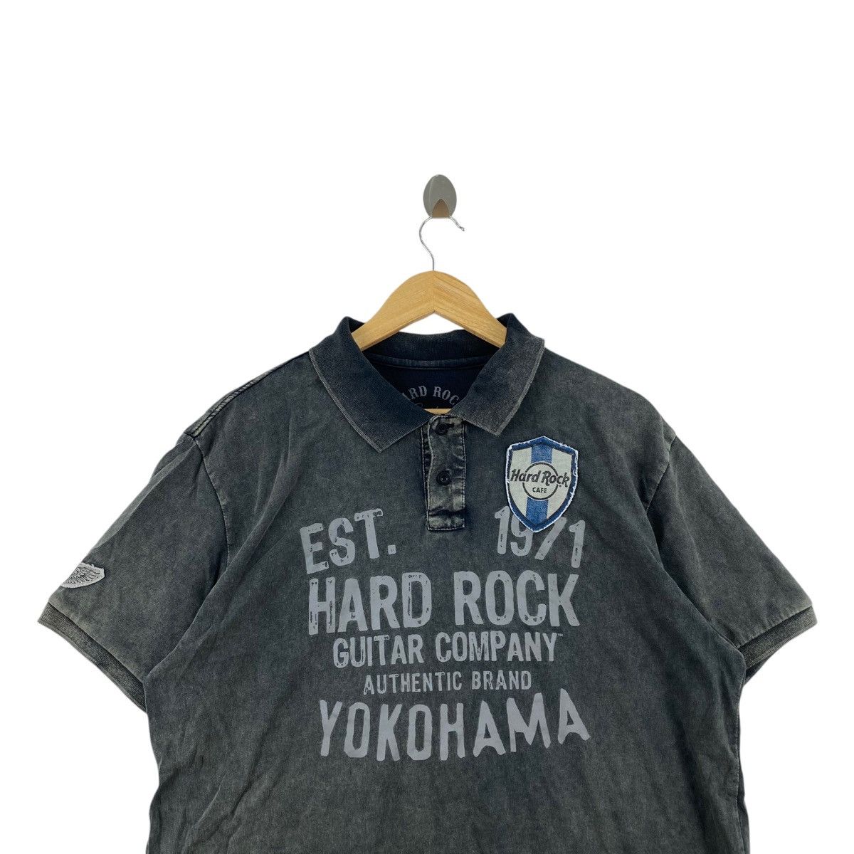 Vintage Vintage HARD ROCK GUITAR Company Authentic Brand Yokohama Size US L / EU 52-54 / 3 - 2 Thumbnail