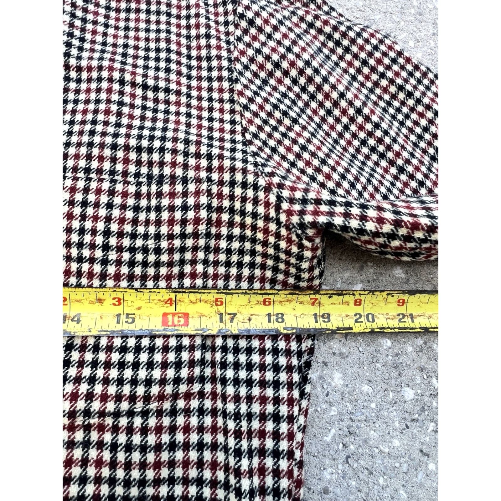 Pendleton VINTAGE Pendleton Houndstooth Plaid 100% Wool Flannel Shirt Medium Men Button-Up Size US M / EU 48-50 / 2 - 7 Thumbnail