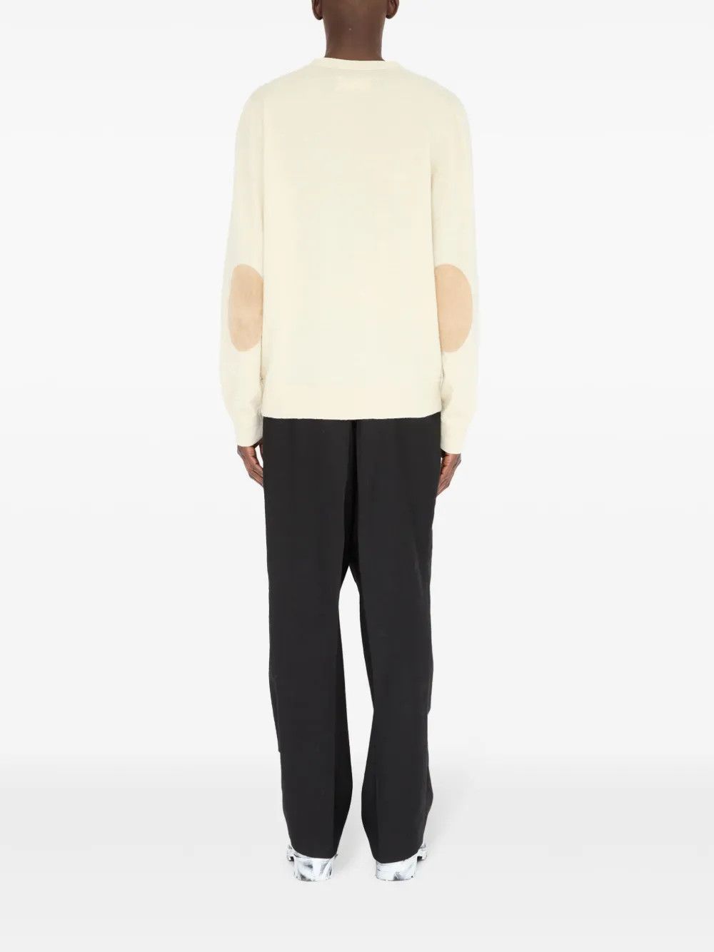 Maison Margiela o1w1db10526 Wool Cardigan in Ecru Size US XL / EU 56 / 4 - 4 Thumbnail