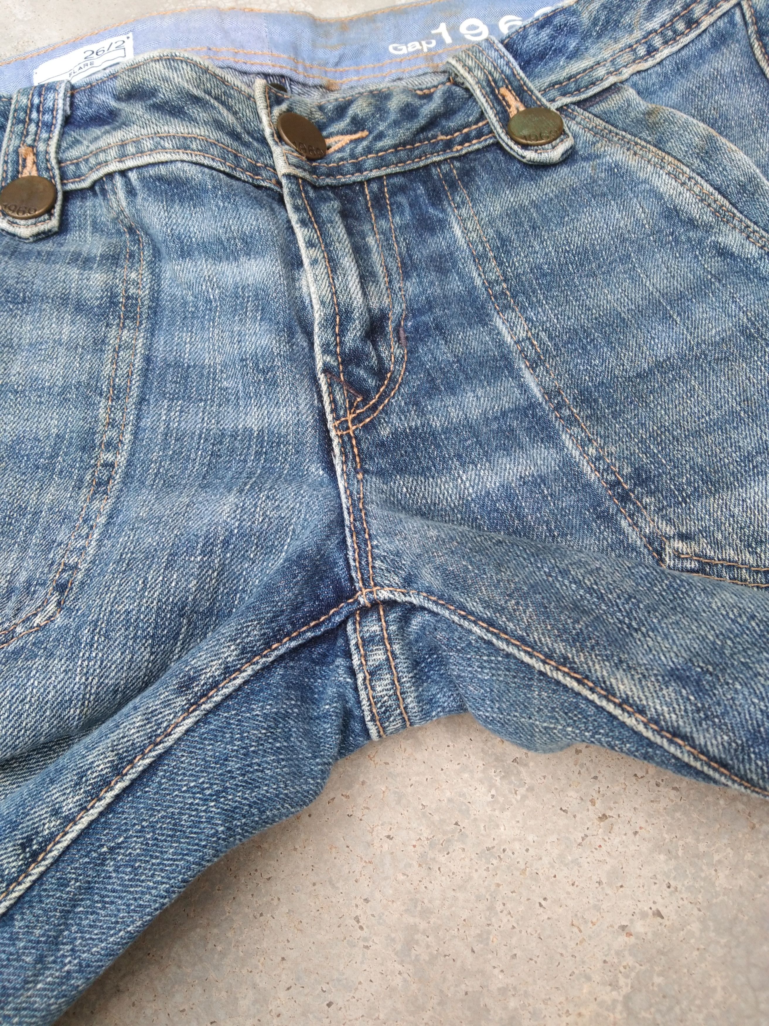 Gap Vintage Gap 1969 Flared Jeans 29x32 Size US 29 - 5 Thumbnail