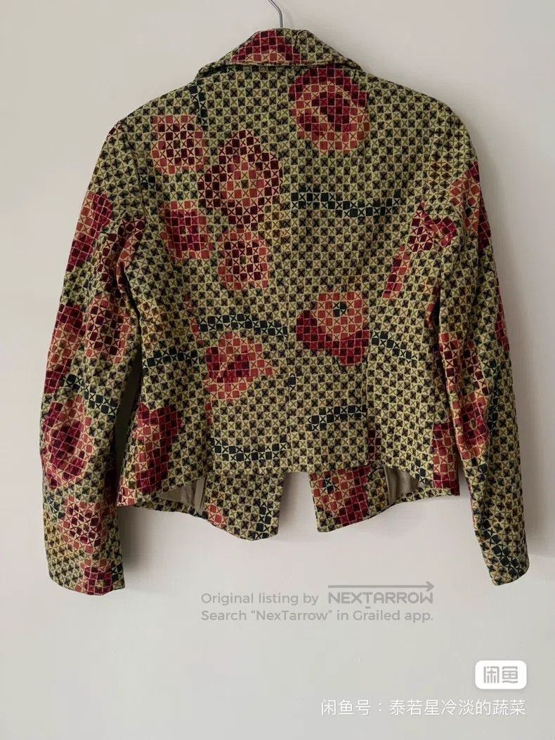 Dries Van Noten Dries Van Noten Mosaic Floral Top Coat Size S / US 4 / IT 40 - 4 Thumbnail