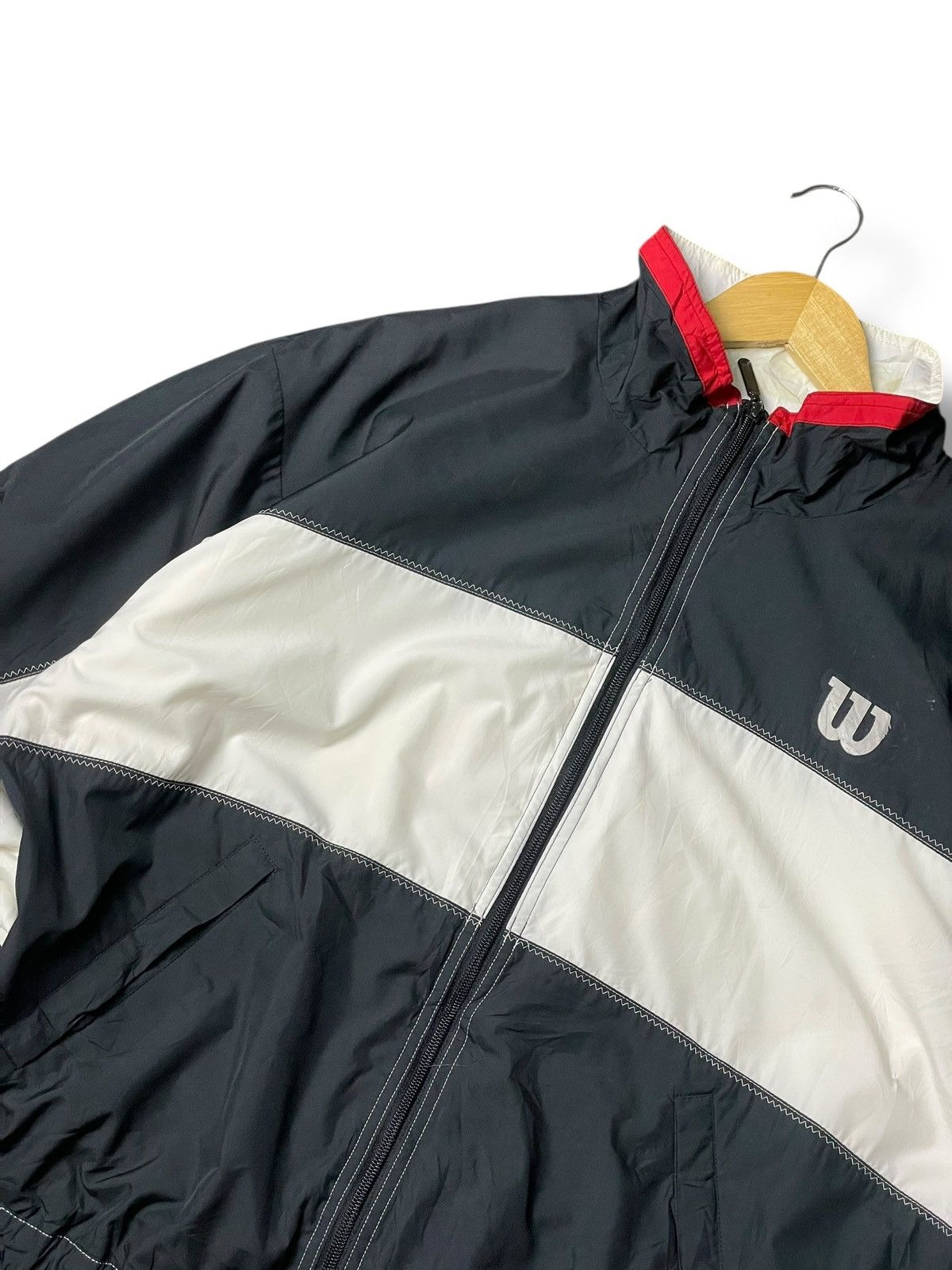 Japanese Brand × Vintage × Wilson Wilson 1914 Colourblock Warm-up Jacket (109) Size US M / EU 48-50 / 2 - 2 Thumbnail