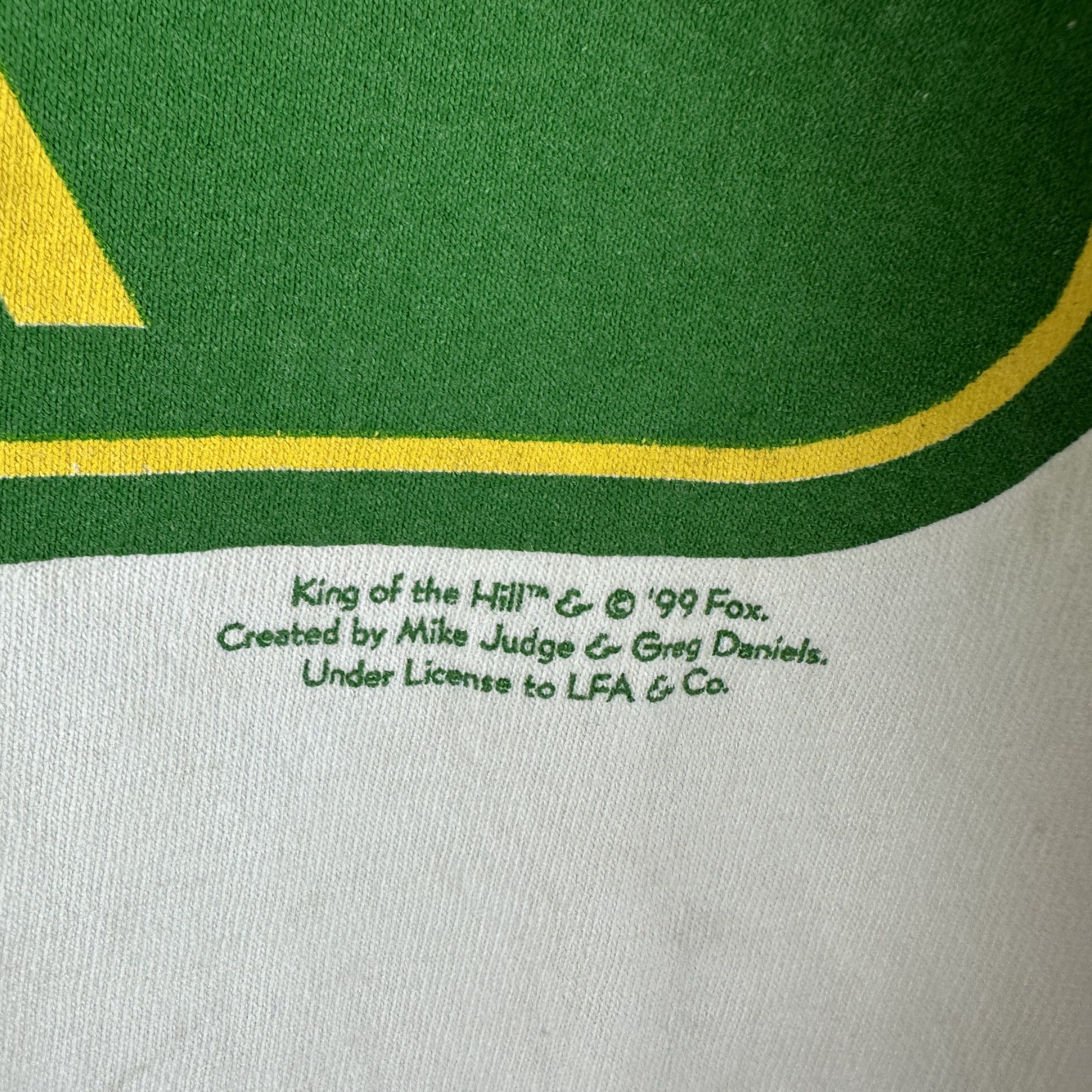 Vintage ​1999 King Of The Hill Mike Judge Promo Thrashed T-shirt Size US XL / EU 56 / 4 - 2 Thumbnail