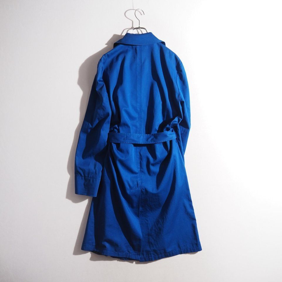 Maison Margiela Maison Margiela 10 Blue Cotton Trench Coat Size 48 Size US M / EU 48-50 / 2 - 4 Thumbnail