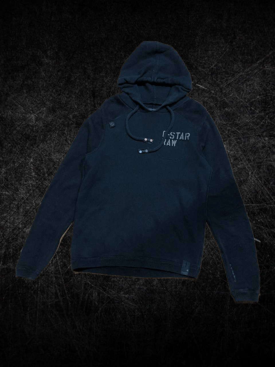 G-Star Print Y2K Black Hoodie Size M G-Star Raw Size US M / EU 48-50 / 2 - 1 Thumbnail