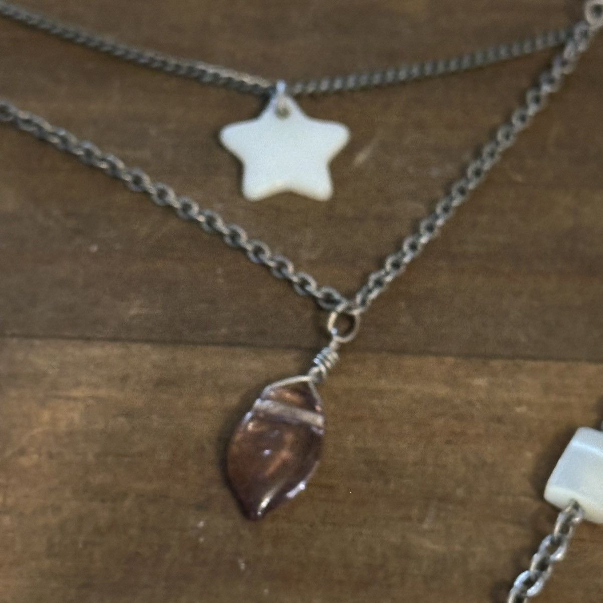 American Eagle Outfitters American Eagle silver tone beach theme necklace Size ONE SIZE - 3 Thumbnail