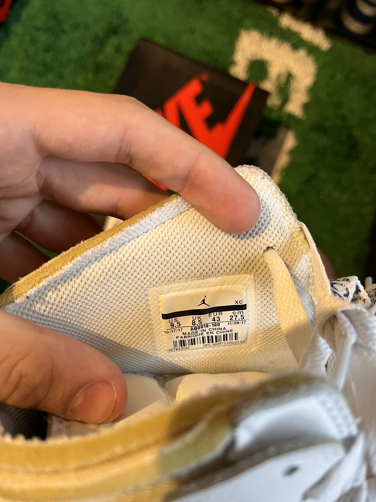 Nike Nike Jordan 1 Off-White NRG Euro Size US 9.5 / EU 42-43 - 5 Thumbnail