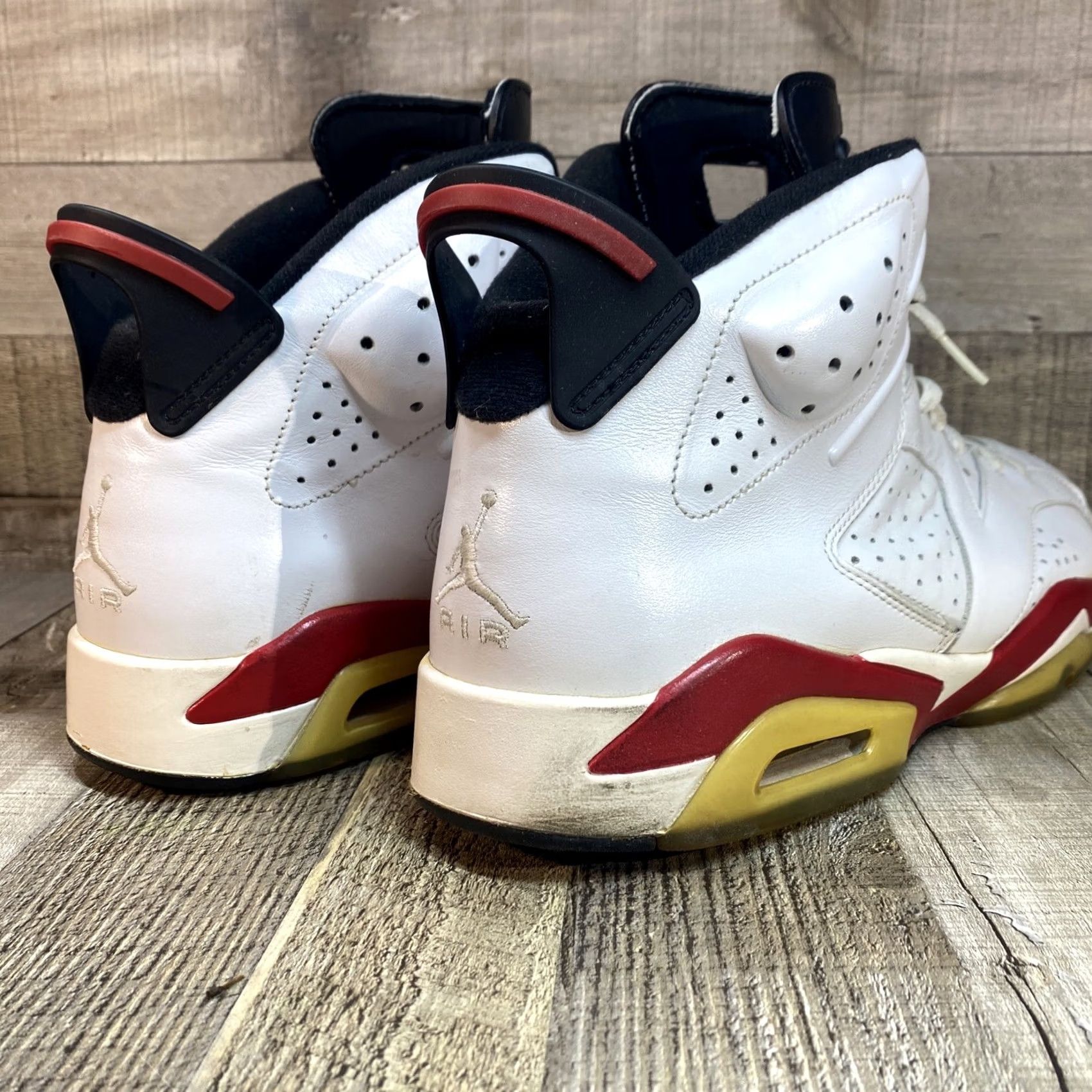Jordan Brand Air Jordan 6 Retro Bulls Men's Size 13 Sneaker White Jordan Bulls 384664-102 Mens Size US 12 / EU 45 - 6 Thumbnail