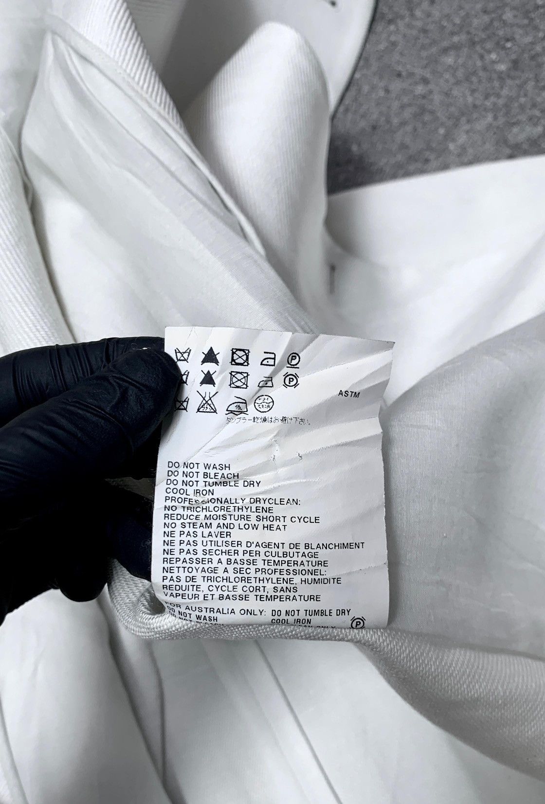 Jil Sander × Raf Simons 2000s Linen Blend Double Breasted Coat Size XS / US 0-2 / IT 36-38 - 10 Thumbnail