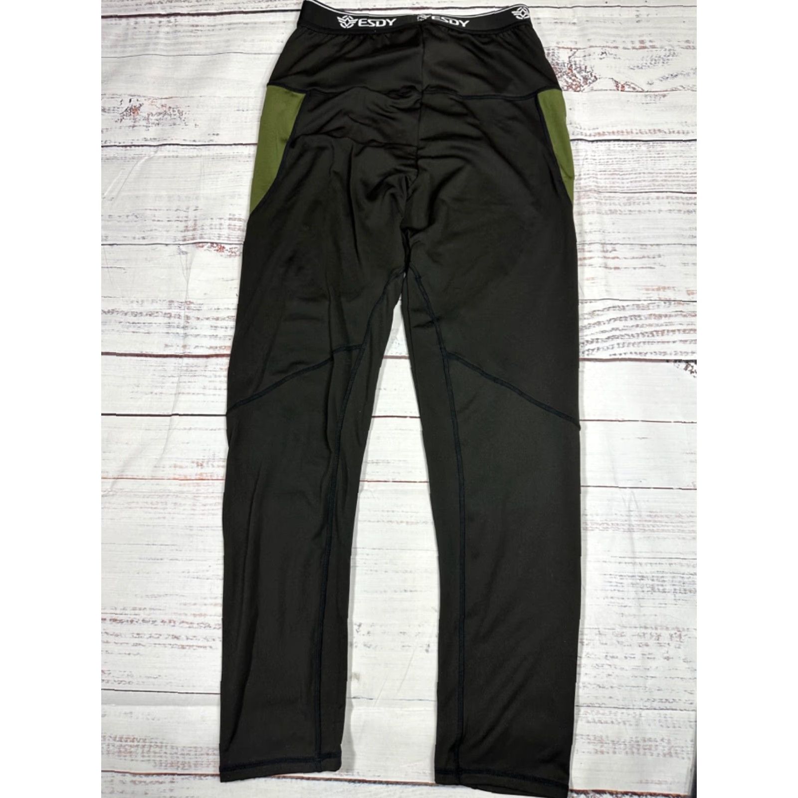 Vintage Esdy Mens Thermal Pants Activewear Brown M Long Johns Size US 31 - 7 Thumbnail