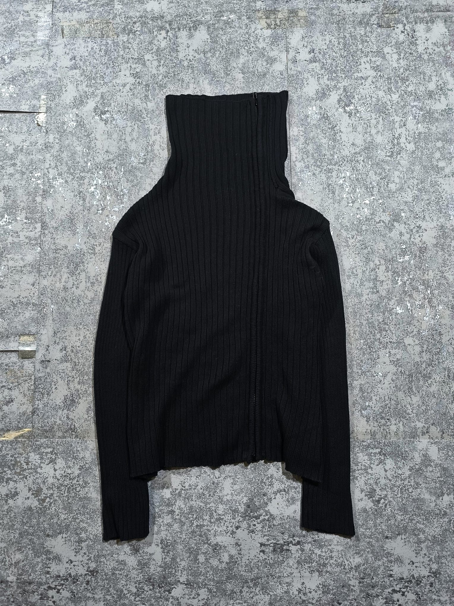 Hysteric Glamour avantgarde issey miyake type highcollar neck knit sweater Size US M / EU 48-50 / 2 - 1 Thumbnail