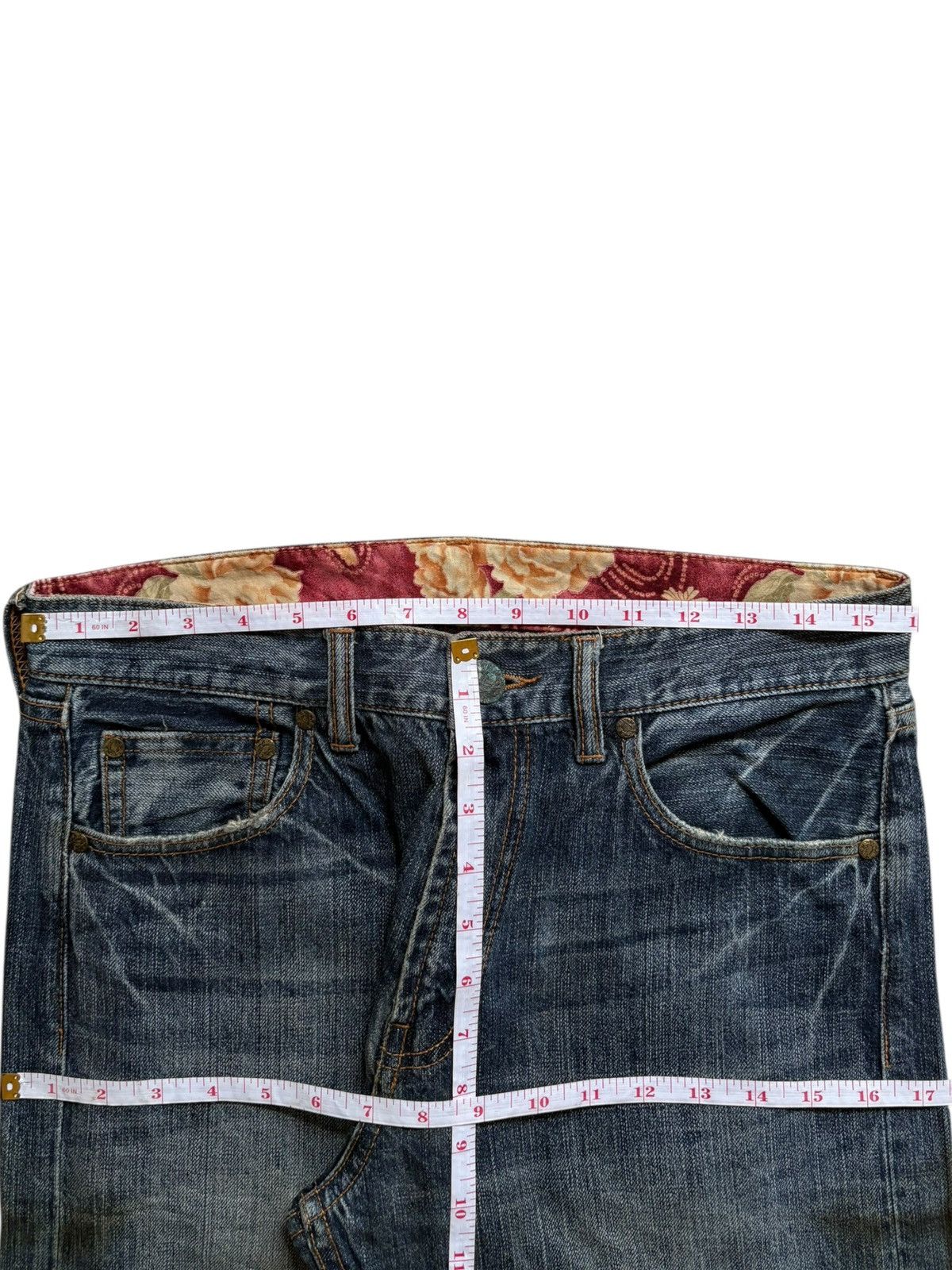 Japanese Brand Vintage Japanese Brand Sugoi Koi Fish Embroidered Baggy Jean Size US 32 / EU 48 - 12 Thumbnail