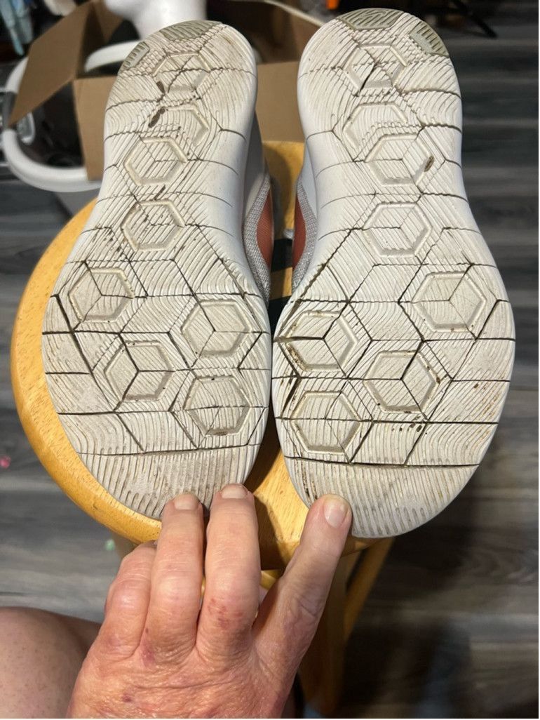 Nike Women's Nike Flex Contact Running Shoes Size 7.5 Gray Copper Size US 7.5 / IT 37.5 - 7 Thumbnail
