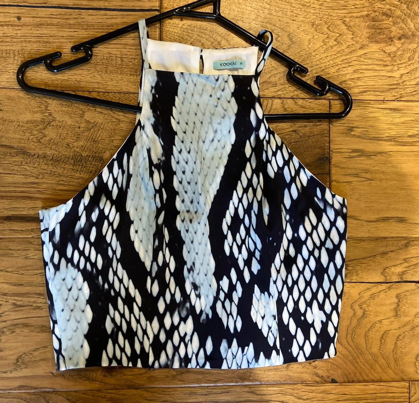 Kokaine Kookai Crop Top Stretch Singlet Size 1 / 36 - Aust 8 (003) Size S / US 4 / IT 40 - 1 Thumbnail