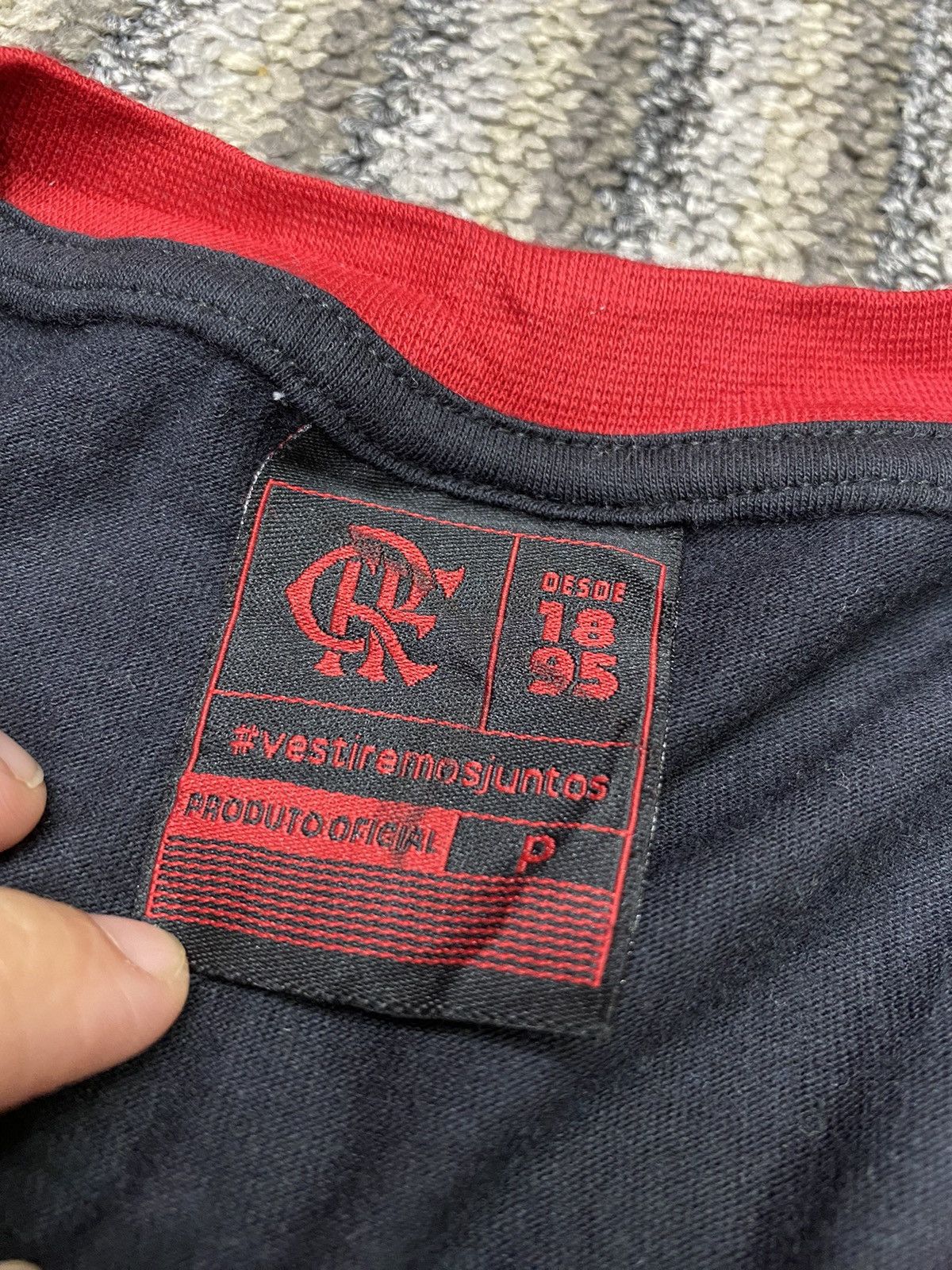 Vintage Retro Soccer Jersey of Flamengo from 1981 Size US S / EU 44-46 / 1 - 9 Thumbnail