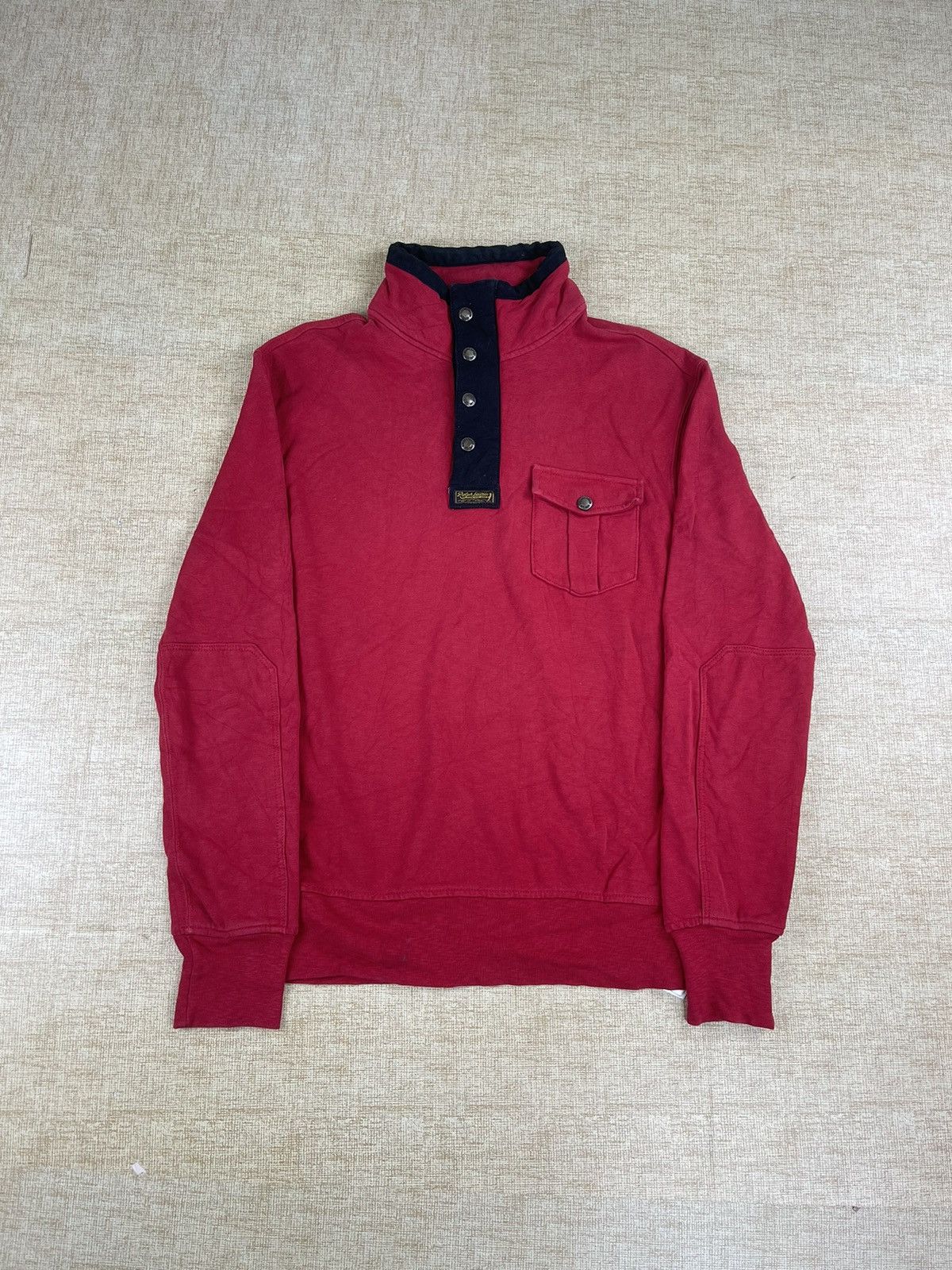 Polo Ralph Lauren × Vintage VINTAGE POLO RALPH LAUREN 90s Half Zipper Button Shirt Size US M / EU 48-50 / 2 - 2 Thumbnail