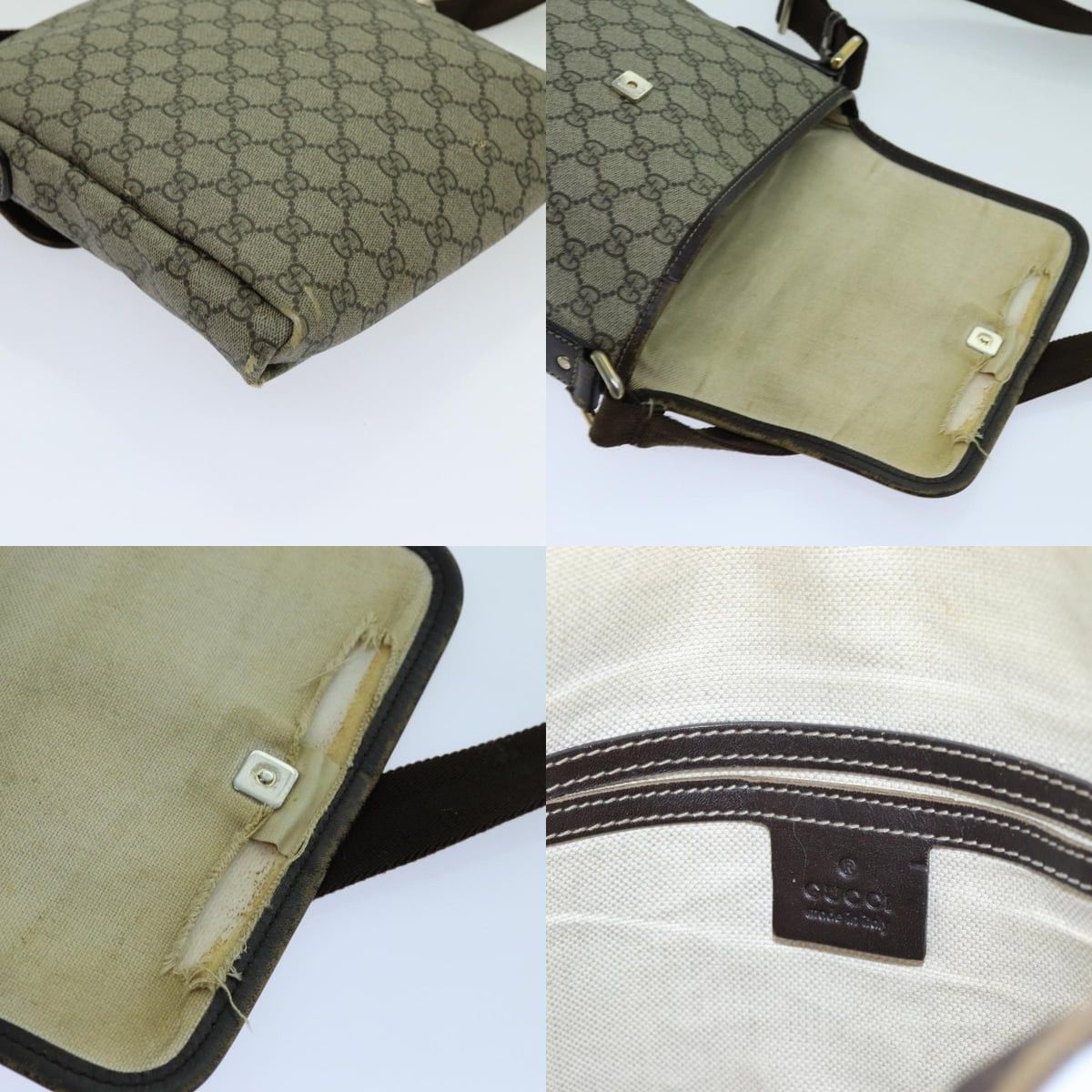 Gucci GUCCI GG Supreme Shoulder Bag Pvc Beige Size ONE SIZE - 11 Thumbnail