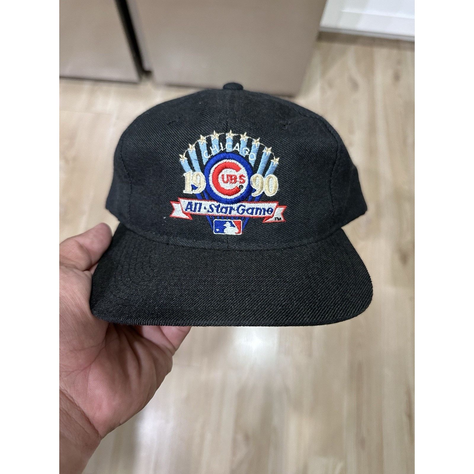 Sports Specialties Vintage Chicago Cubs 1990 All Star Game Snapback Hat Wool Size ONE SIZE - 1 Thumbnail