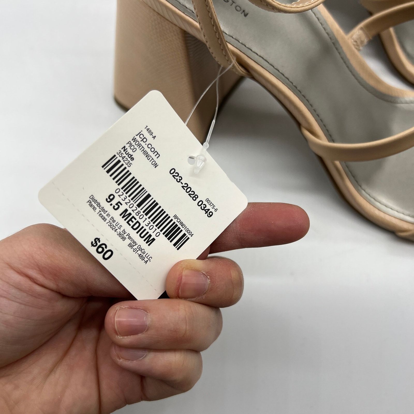 Other Worthington Womens Pico Heeled Sandals Nude Color Size 9.5M Size US 9.5 / IT 39.5 - 5 Thumbnail
