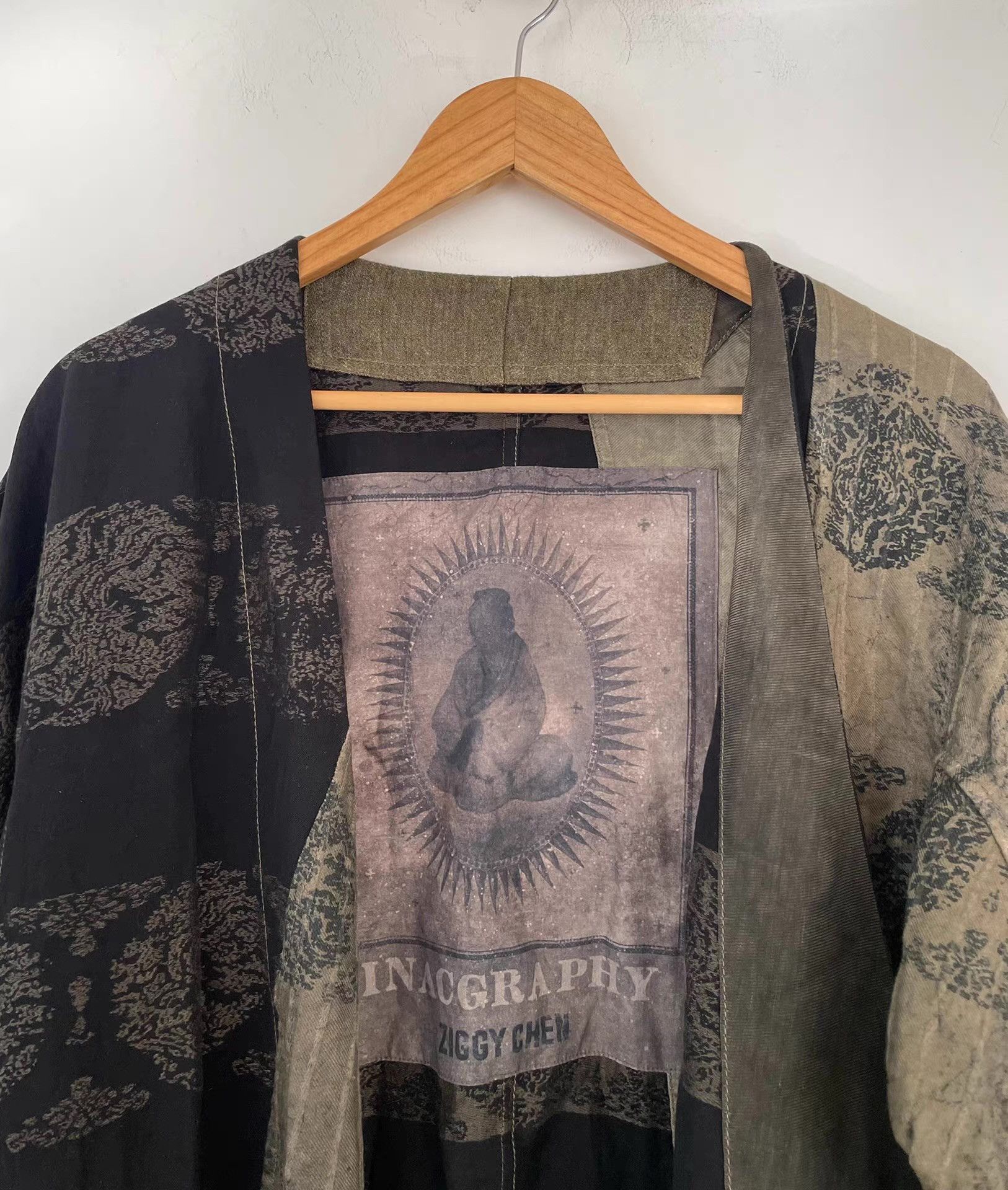 Ziggy Chen Ziggy Chen 22SS Phoenix Print Patchwork Kimono Robe Ｑ21 Size US M / EU 48-50 / 2 - 6 Thumbnail