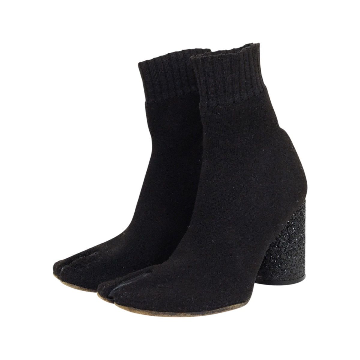 Maison Margiela Knit Sock Glitter Heel Tabi Size US 8 / IT 38 - 7 Thumbnail