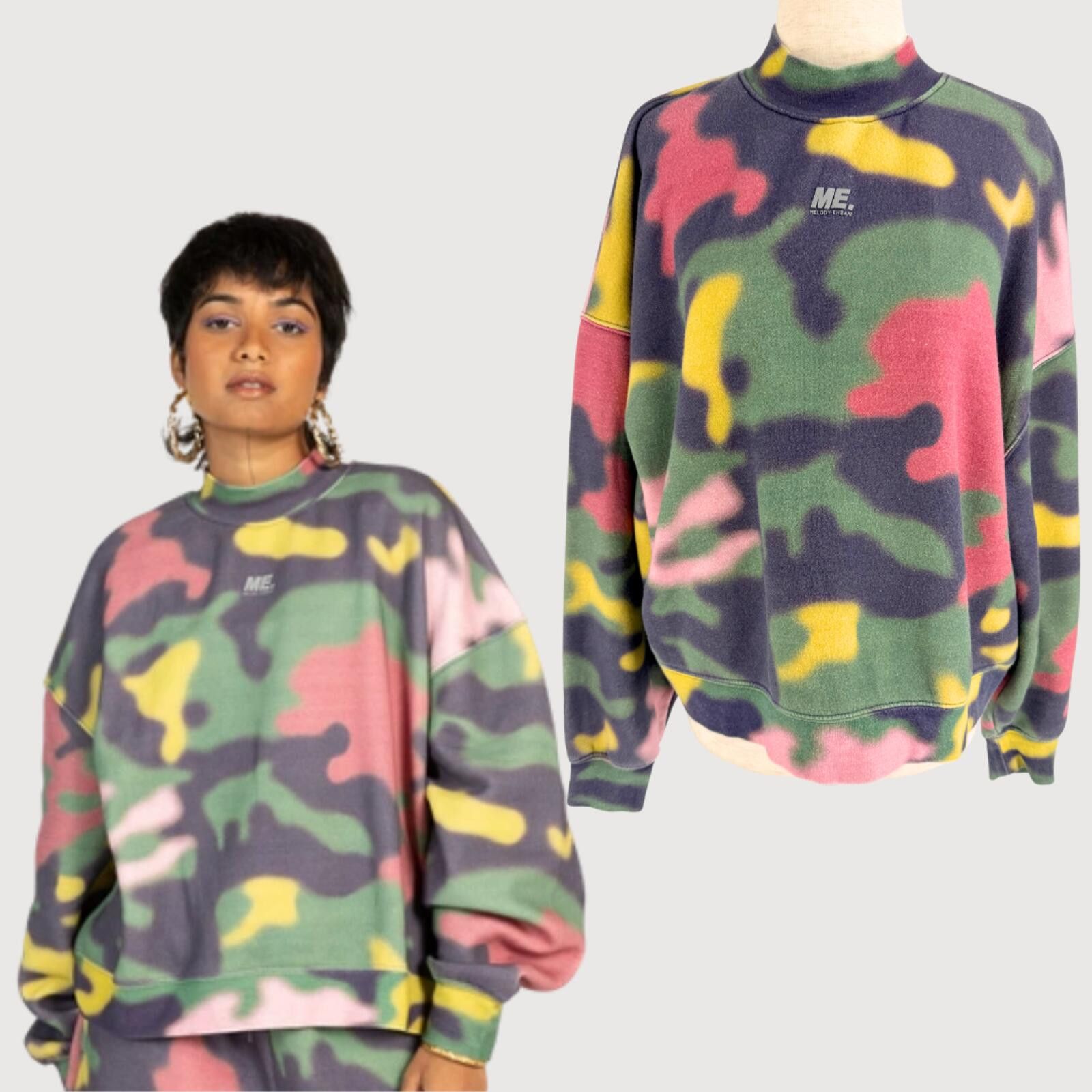 Other Melody Ehsani Camouflage Crewneck Sweatshirt XS Size XS / US 0-2 / IT 36-38 - 1 Thumbnail