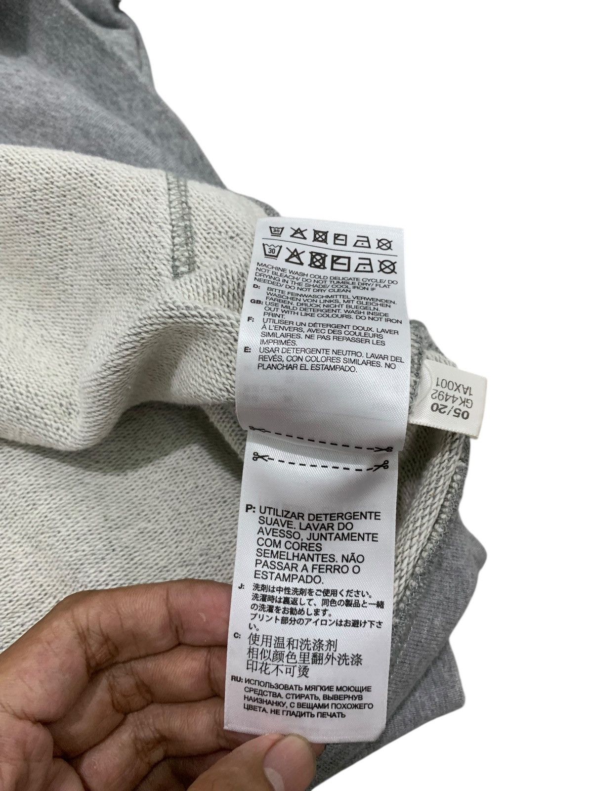 Japanese Brand × Yohji Yamamoto Yohji Yamamoto Y3 Logo Hoodie Size US XS / EU 42 / 0 - 8 Thumbnail