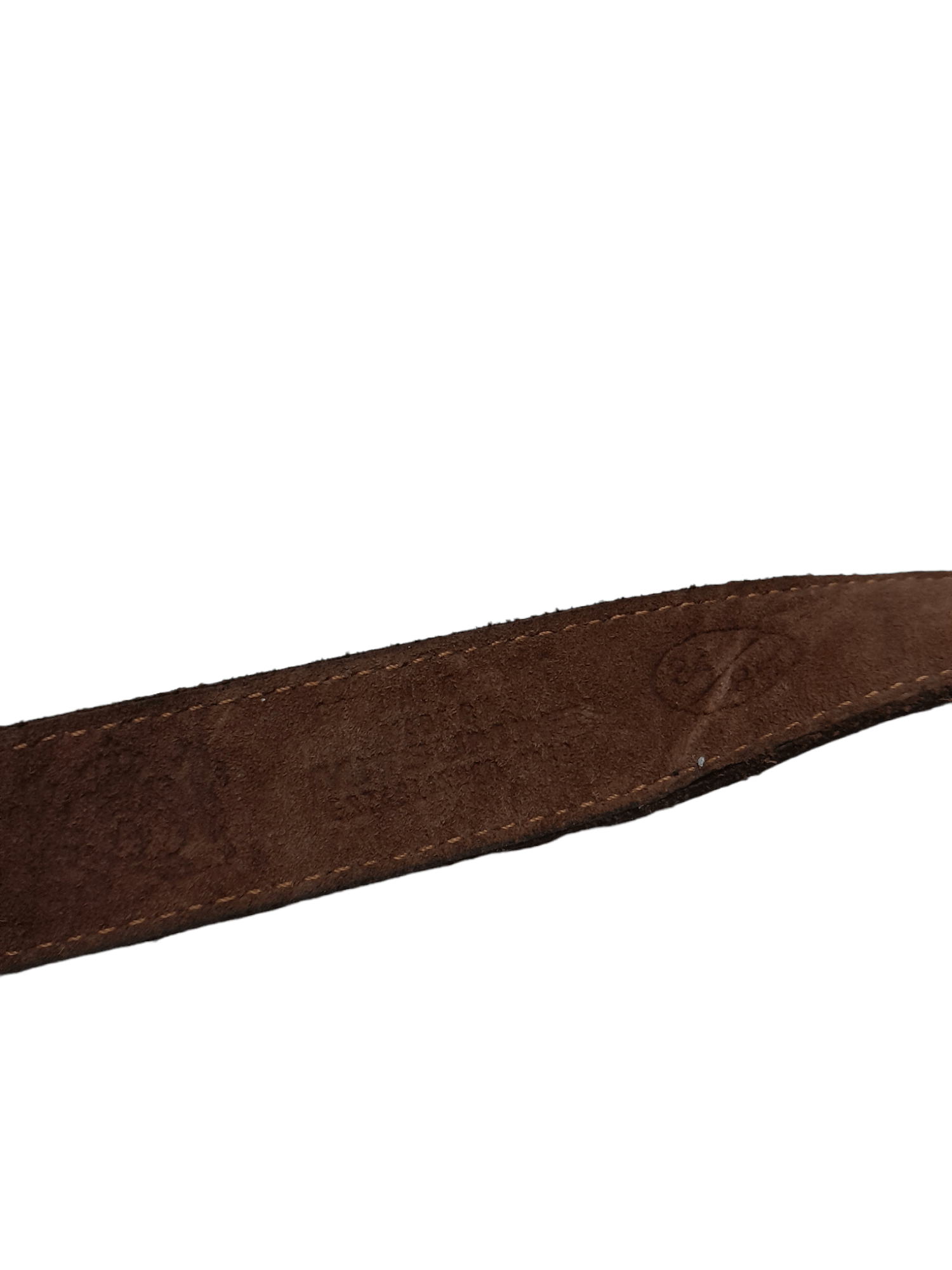 Leather Leather Art Belt Solid Brass (F180) Waist 33 - 36 Size 36 - 4 Thumbnail