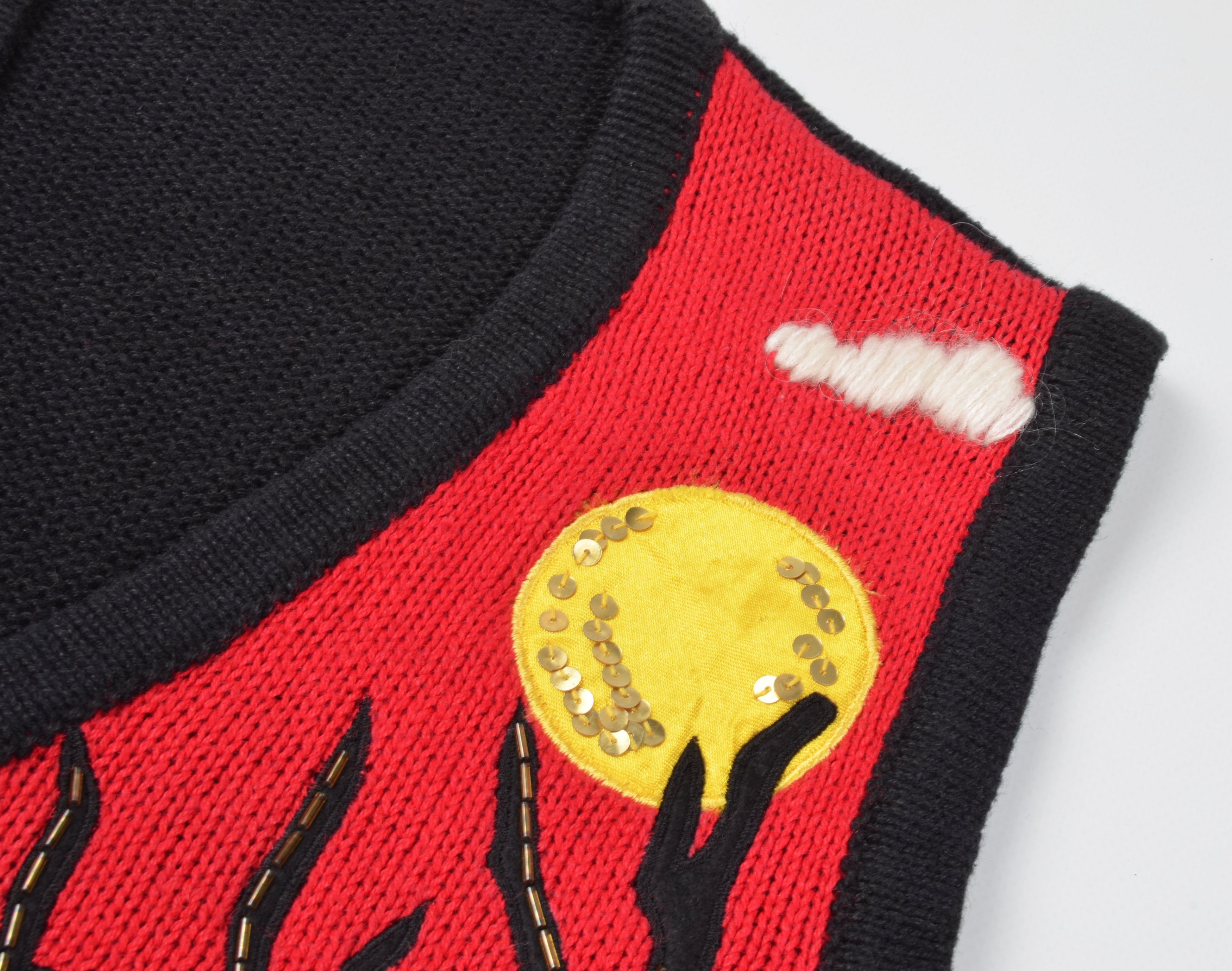 Handmade Vintage 90's Unisex Handmade Halloween Funky Vest Size ONE SIZE - 6 Thumbnail