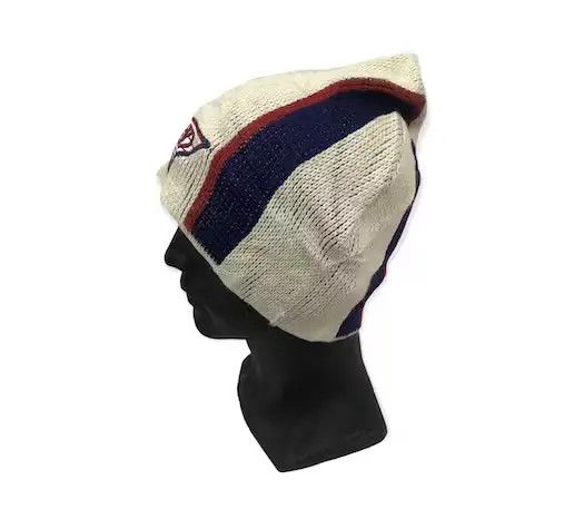 Naked & Famous × Vintage Naked & Famous Striped Design Beanie Hat Size ONE SIZE - 2 Thumbnail