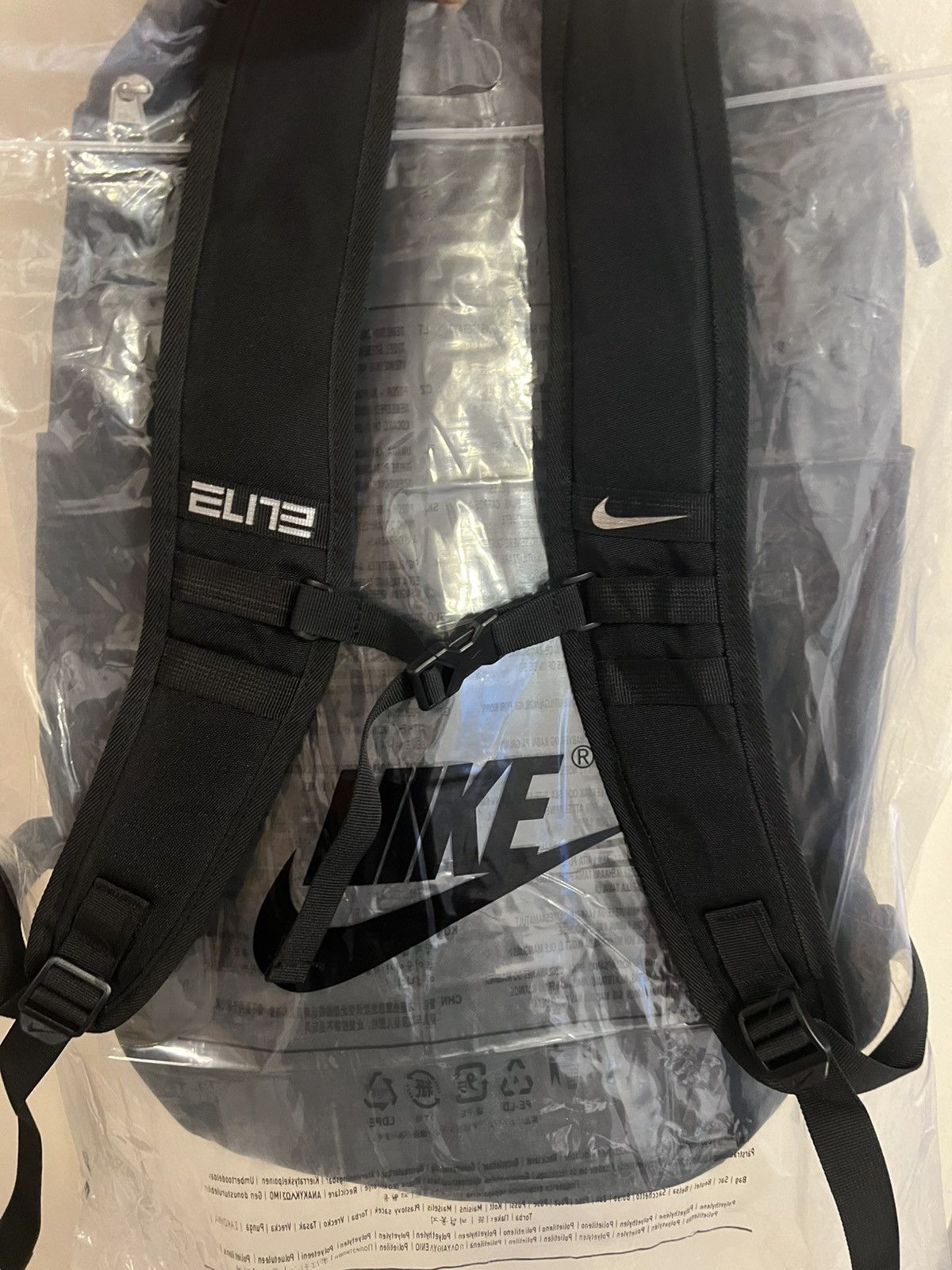 Nike Nike Hoops Elite Pro Basketball Backpack - Black Silver Size ONE SIZE - 4 Thumbnail