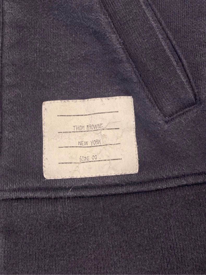 Thom Browne Thom browne Size 00 Dark blue classic four-striped zipper Size US XXS / EU 40 - 4 Thumbnail