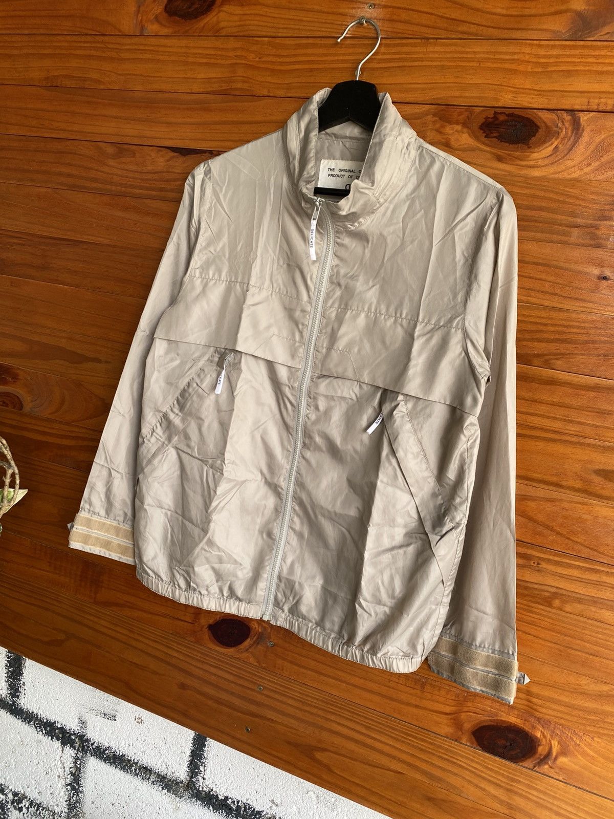 Japanese Brand Delicate Original Clothes Light Beige Zip Jacket Minimalist Size US M / EU 48-50 / 2 - 4 Thumbnail