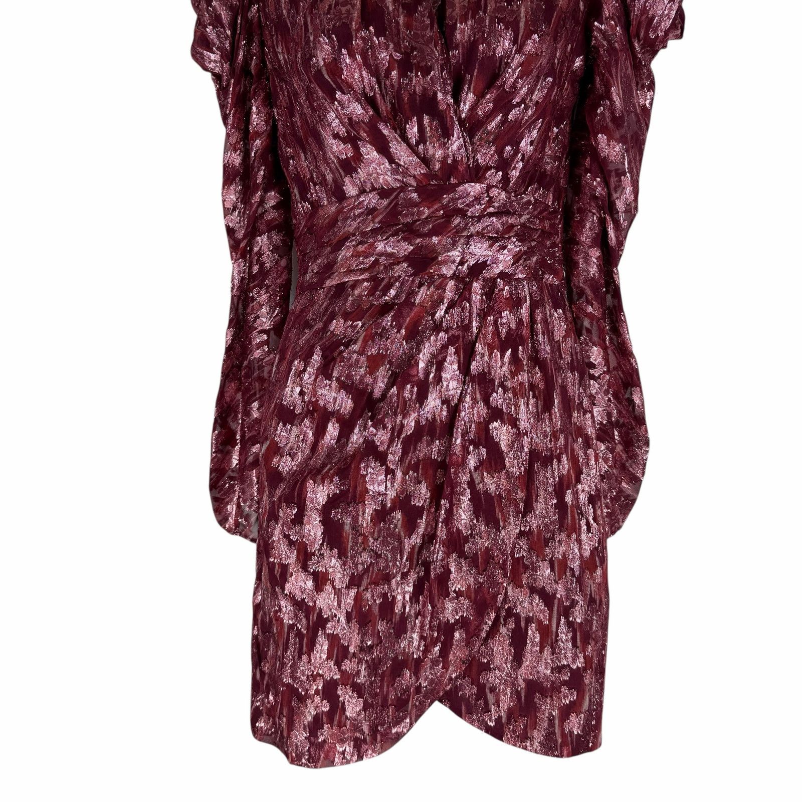 Jonathan Simkhai Jonathan Simkhai Mock Neck Jacquard Metallic Mini Dress 4 Size S / US 4 / IT 40 - 6 Thumbnail