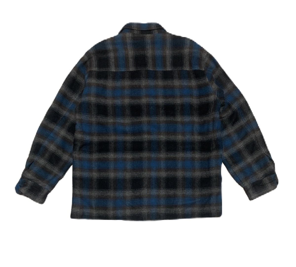 Flannel × Japanese Brand × Uniqlo Vintage Uniqlo Wool Flannel Shirt Jacket Size US XL / EU 56 / 4 - 2 Thumbnail