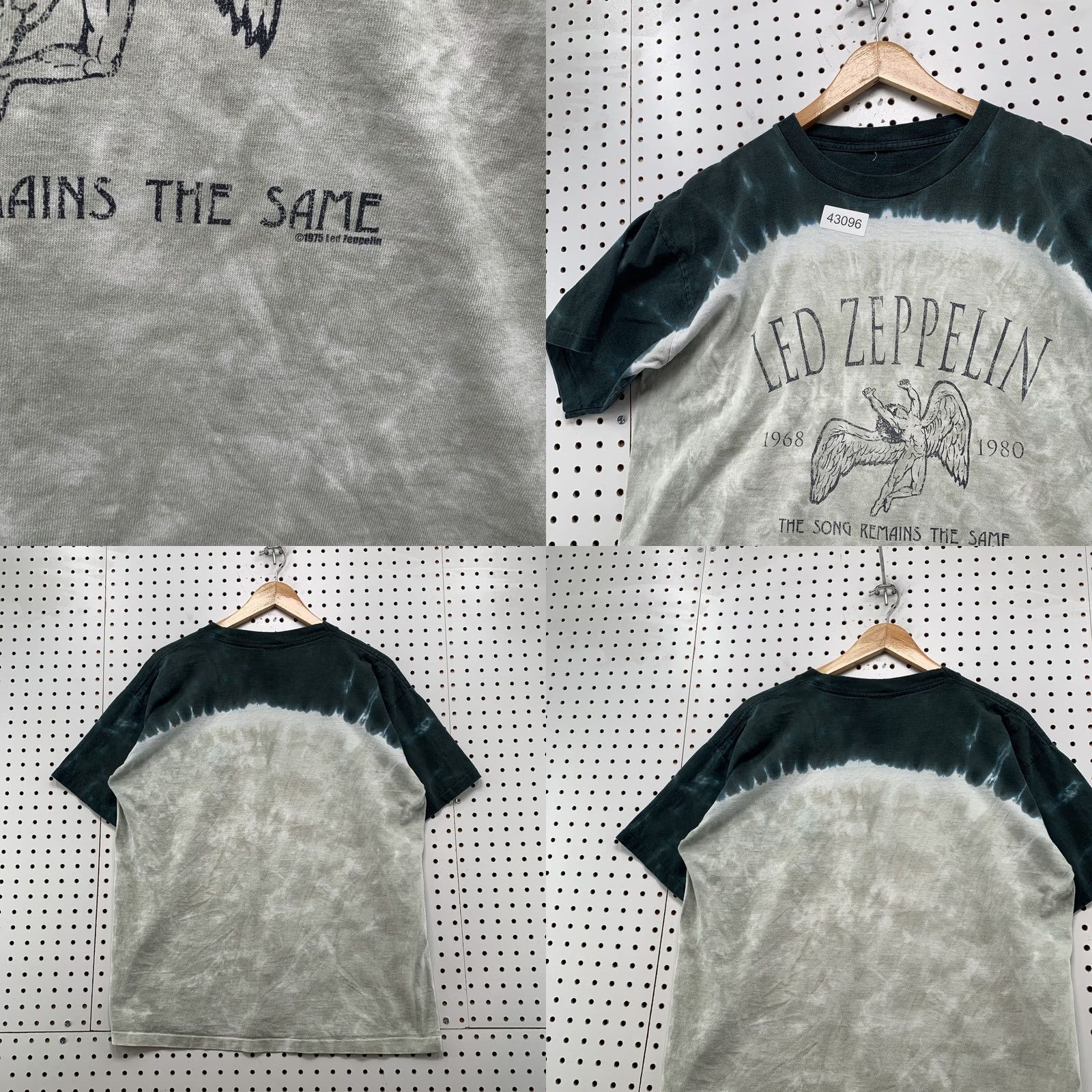 Liquid Blue VINTAGE Liquid Blue Shirt Mens L Blue Tie Dye Graphic Print USA Led Zeppelin Shirt Size US L / EU 52-54 / 3 - 8 Thumbnail