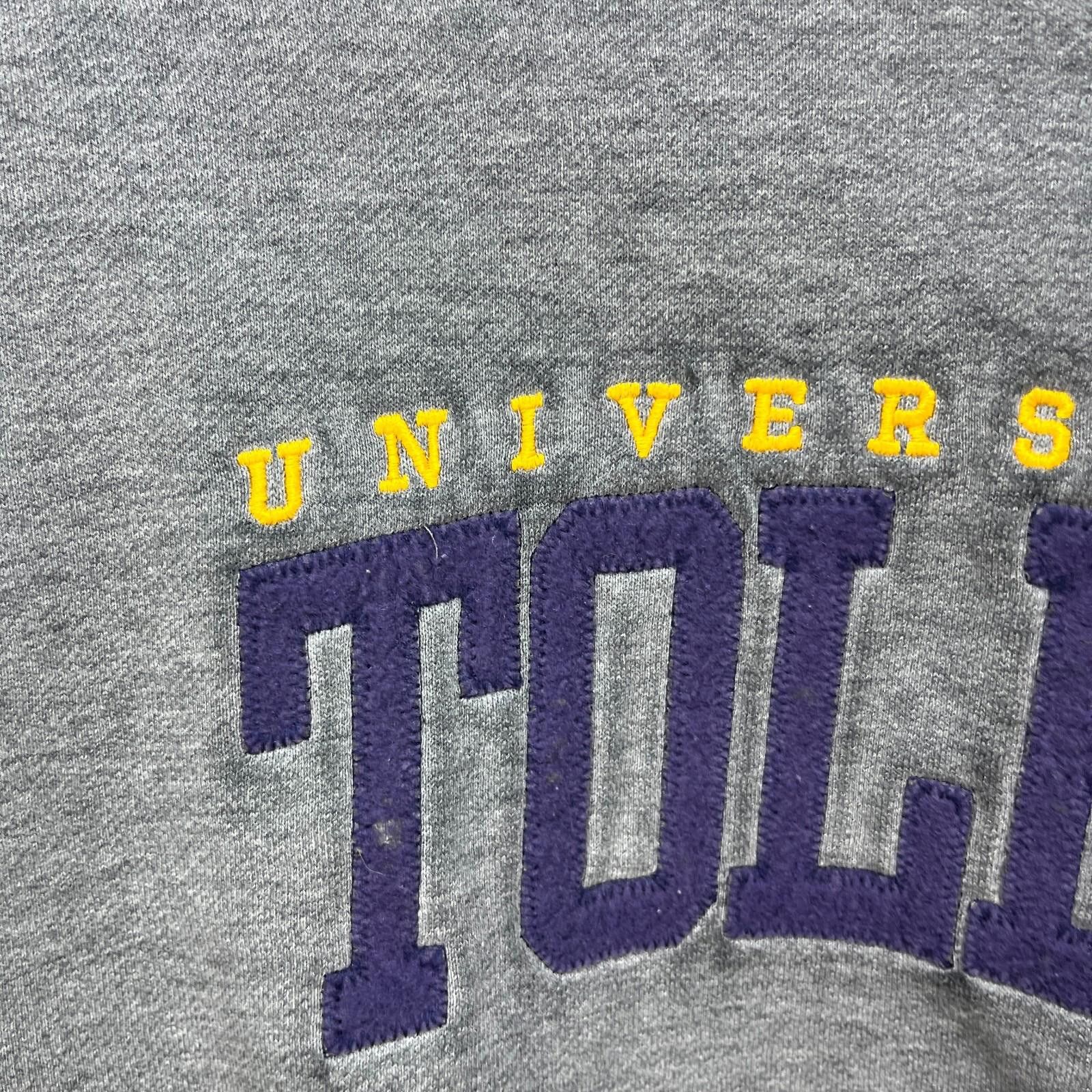 Other Vintage University of Toledo Sun Faded Sweatshirt XL Rockets Size ONE SIZE - 7 Thumbnail