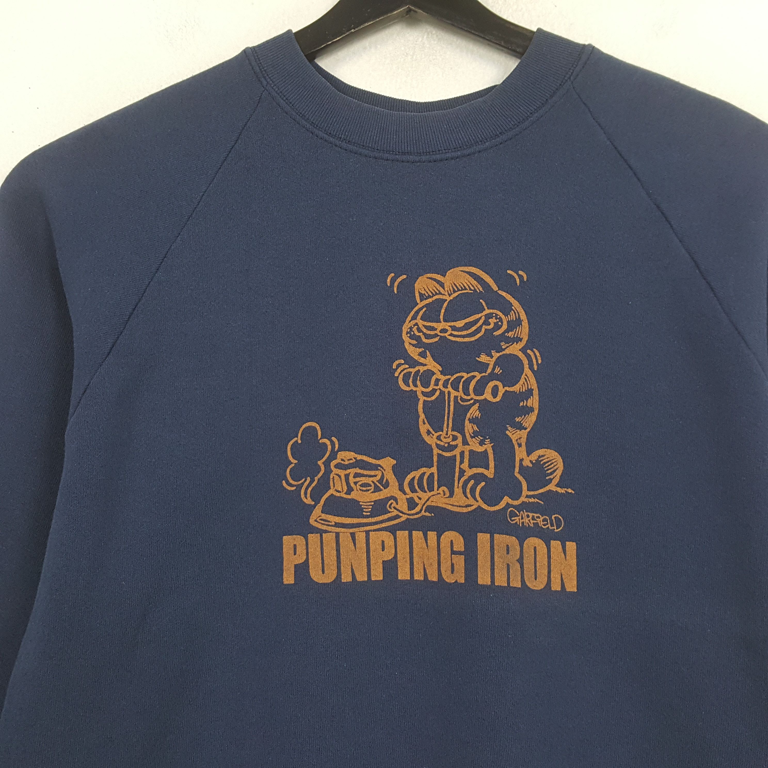 Vintage Garfield Cartoon Character Vintage Sweatshirt C290N14 Size US S / EU 44-46 / 1 - 2 Thumbnail