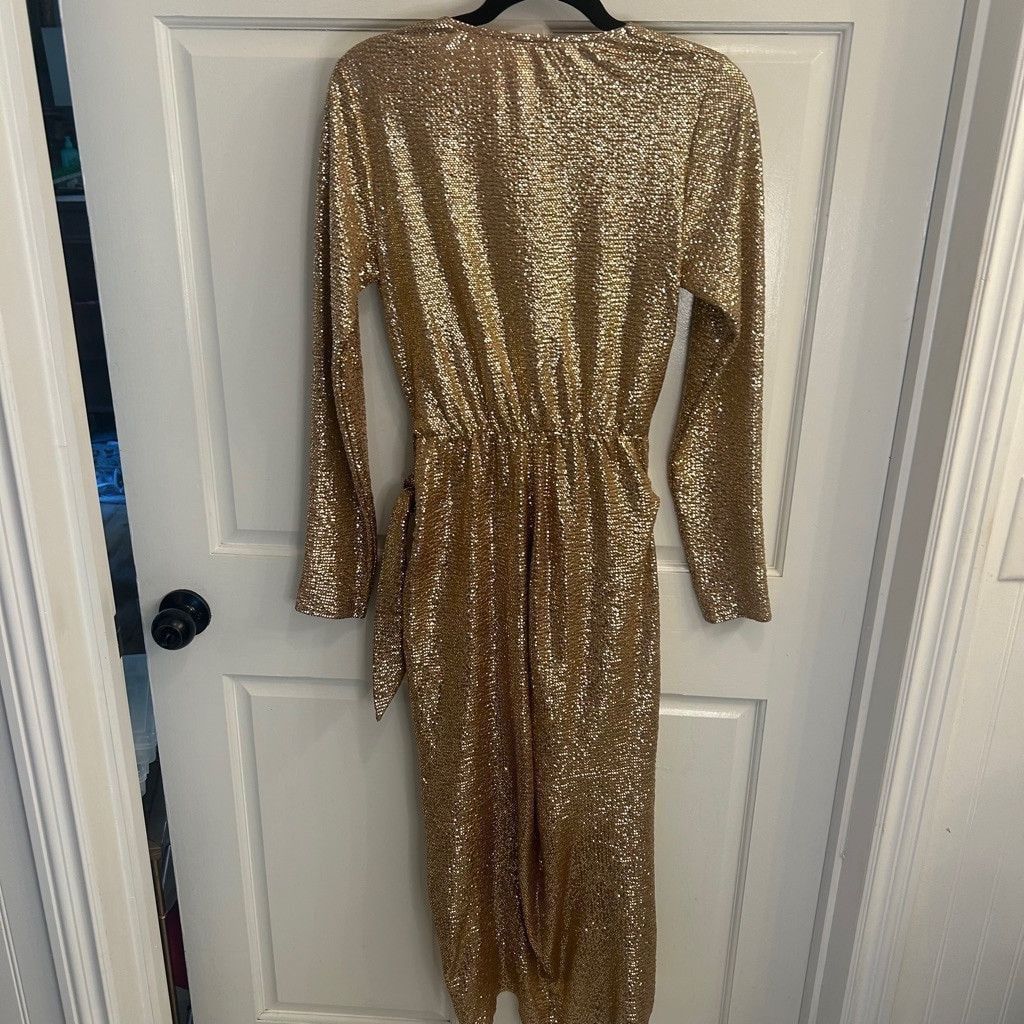 Show Me Your MuMu Women's Show Me Your Mumu Gold Dress Size S Size S / US 4 / IT 40 - 9 Thumbnail